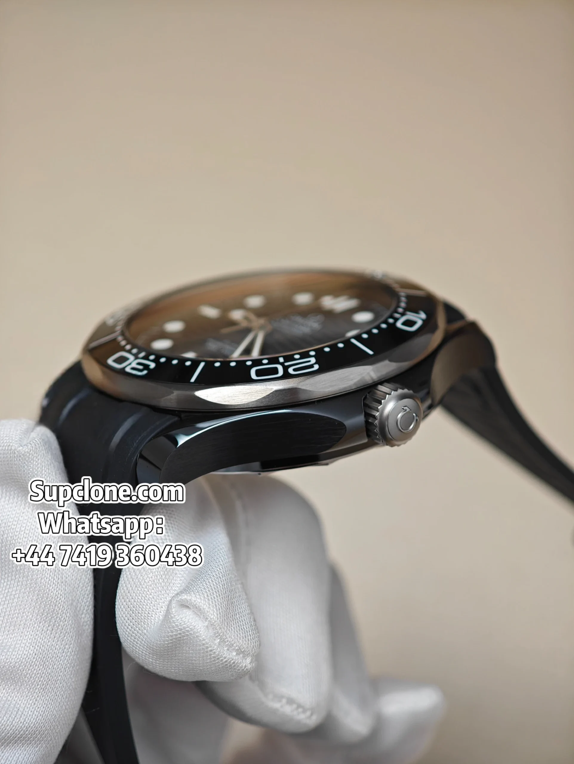 Omega Super Clone Seamaster Diver 300M 43.5mm Titanium Ceramic