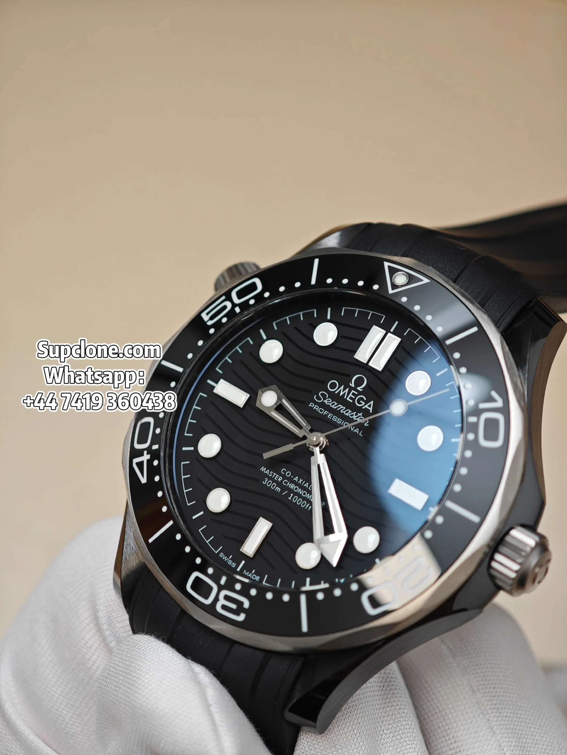 Omega Super Clone Seamaster Diver 300M 43.5mm Titanium Ceramic