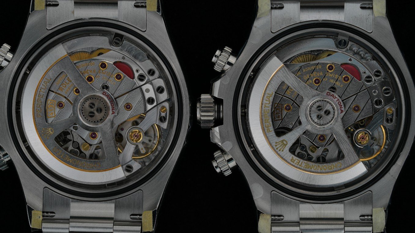 Daytona Super Clone Calibre 4131 Movement Comparison