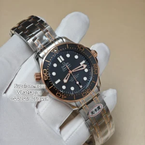 OMEGA Super Clone Seamaster Diver 300M 210.20.42.20.01.001 42mm Two-Tone Black