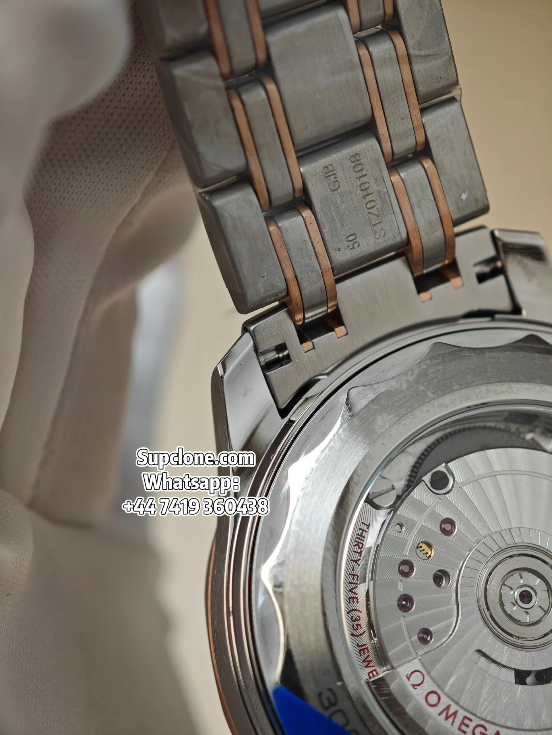 OMEGA Super Clone Seamaster Diver 300M 210.20.42.20.01.001 42mm Two-Tone Black