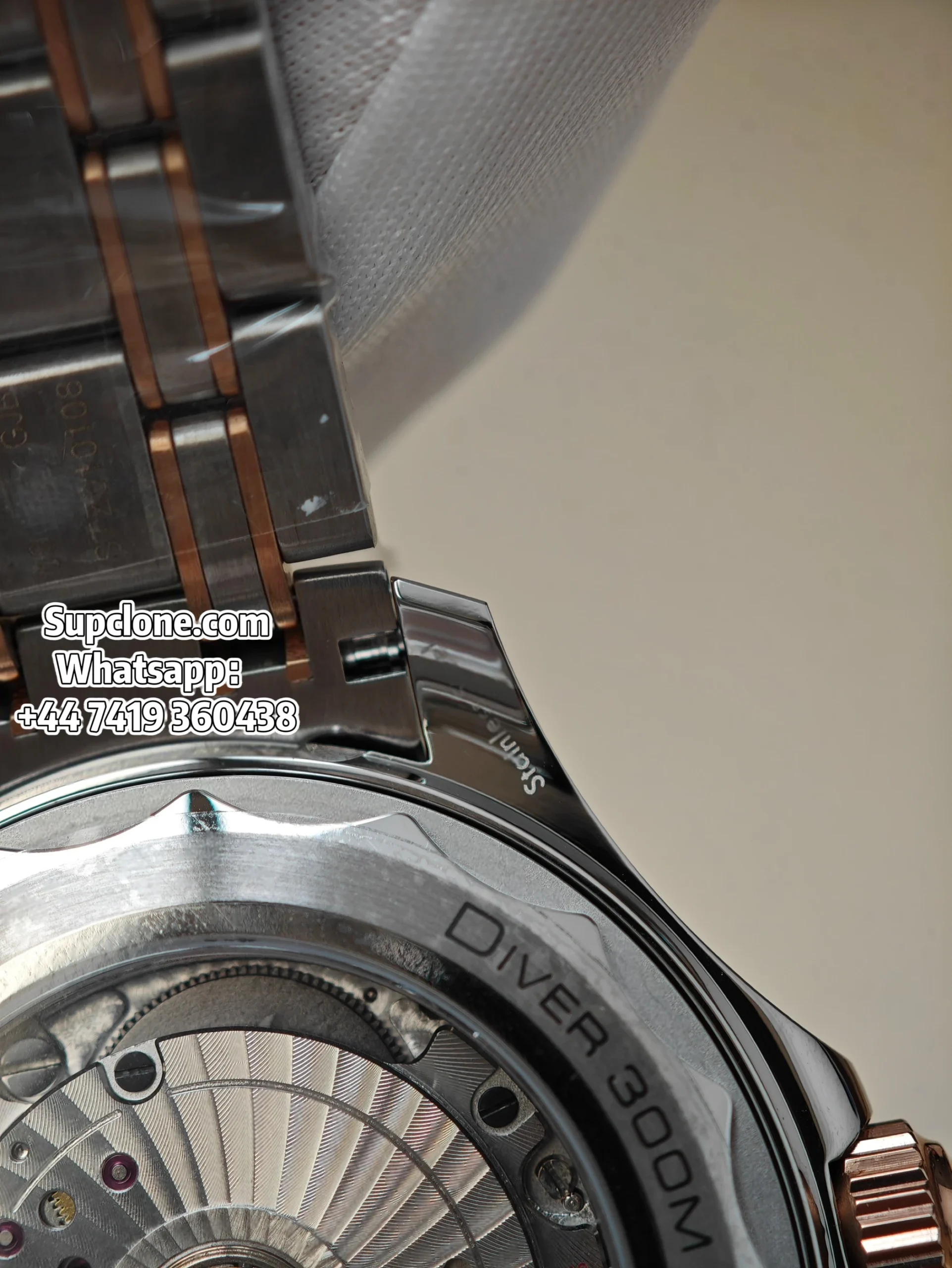 OMEGA Super Clone Seamaster Diver 300M 210.20.42.20.01.001 42mm Two-Tone Black