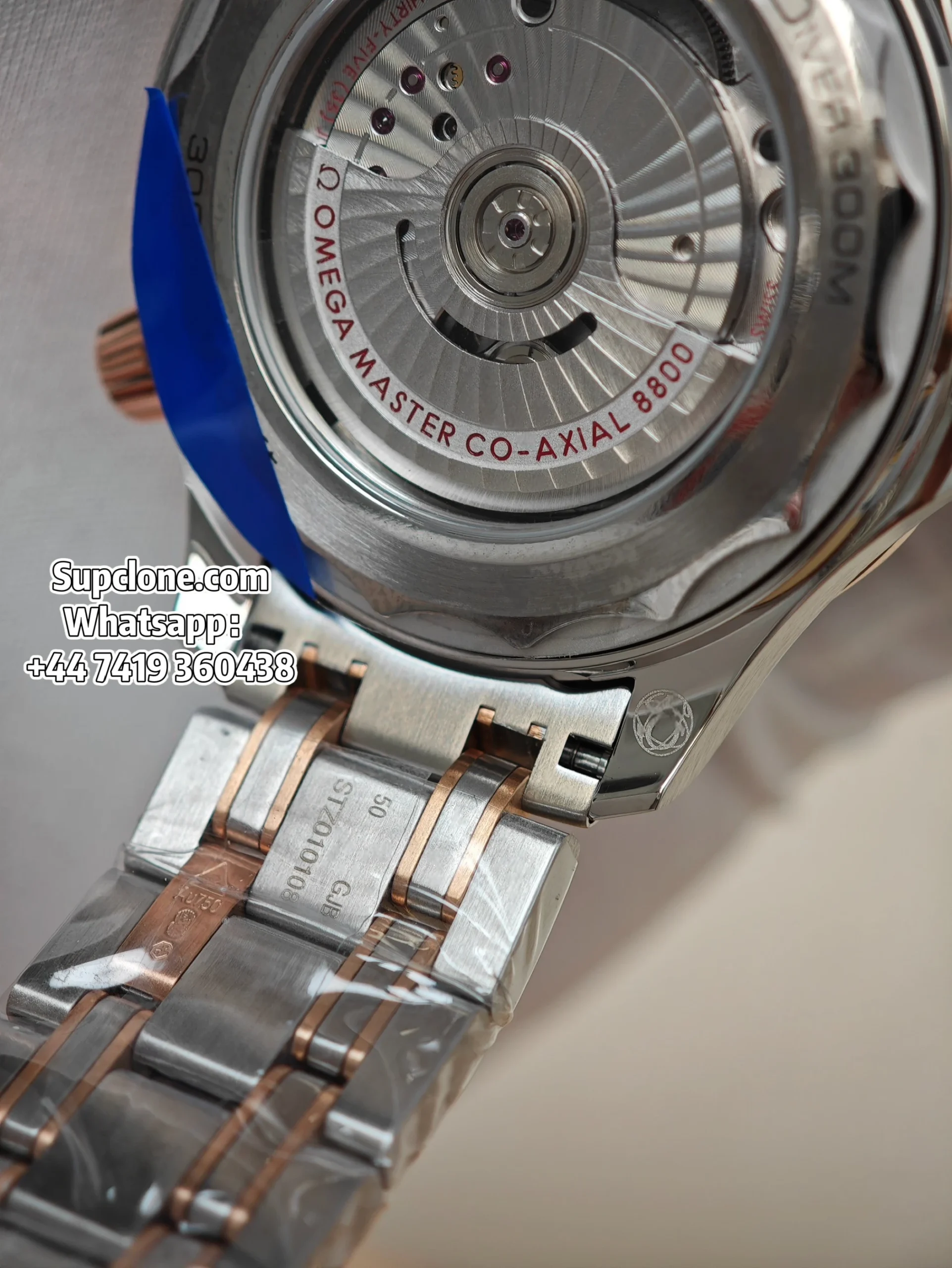OMEGA Super Clone Seamaster Diver 300M 210.20.42.20.01.001 42mm Two-Tone Black