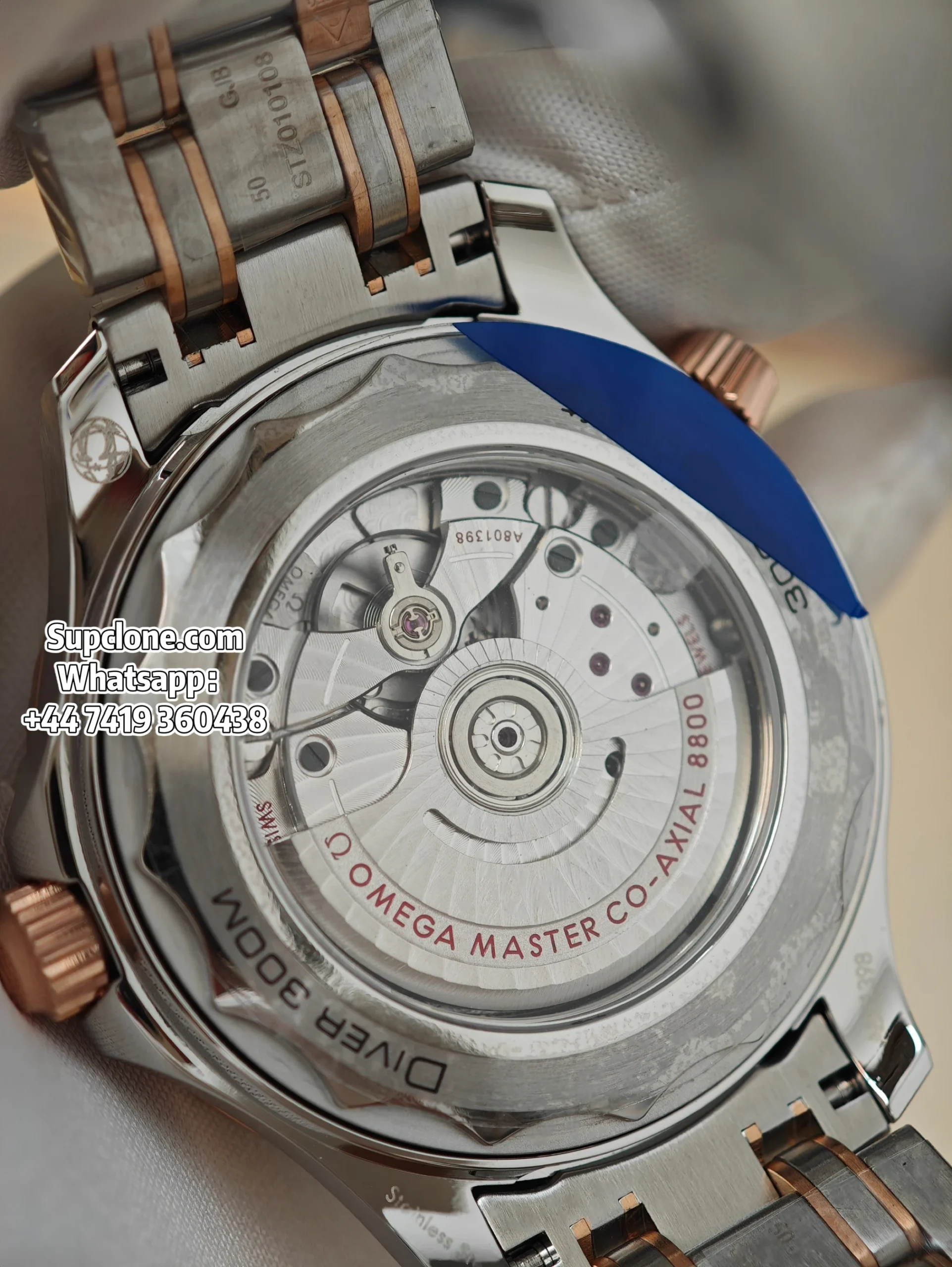 OMEGA Super Clone Seamaster Diver 300M 210.20.42.20.01.001 42mm Two-Tone Black