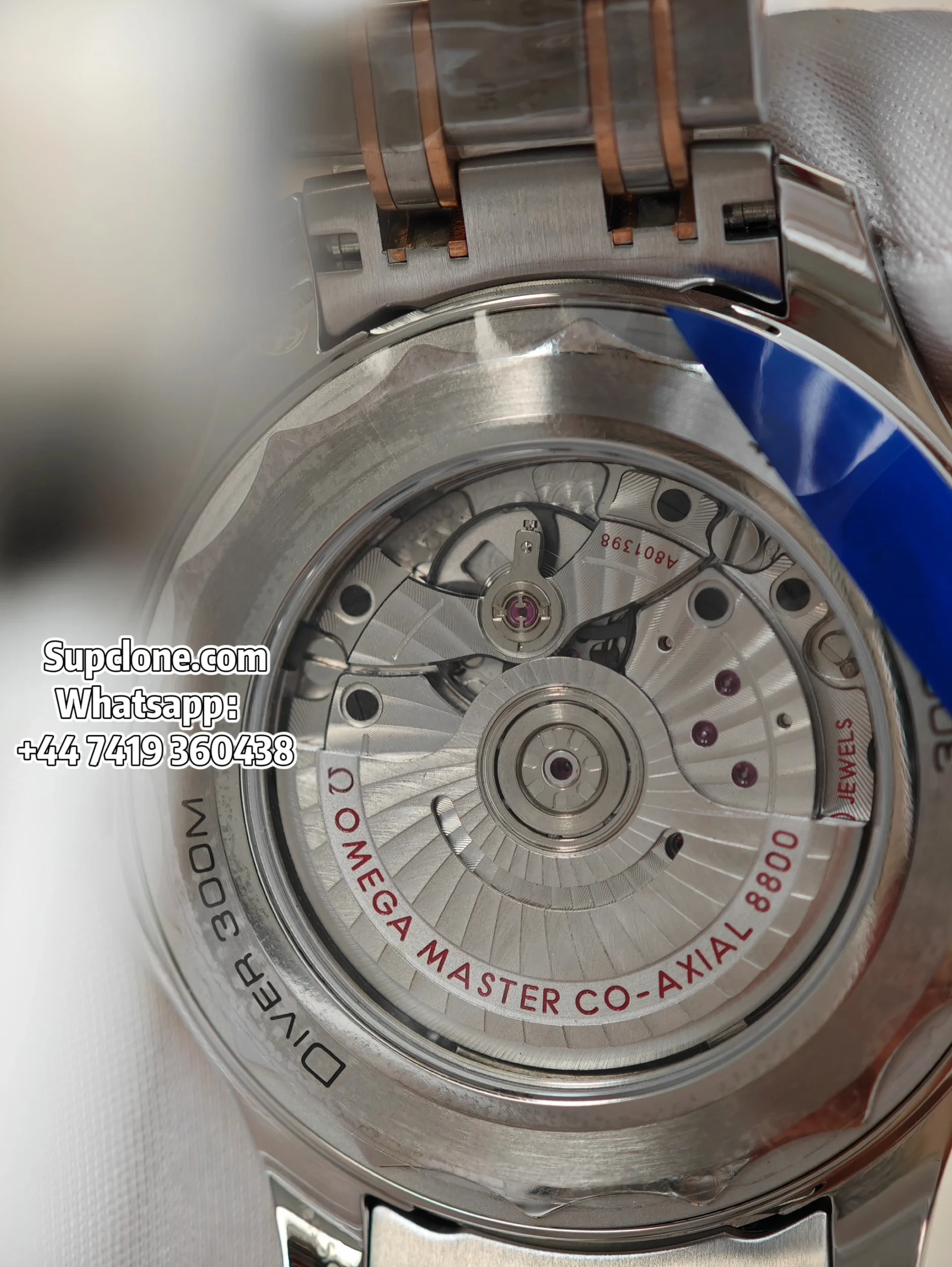 OMEGA Super Clone Seamaster Diver 300M 210.20.42.20.01.001 42mm Two-Tone Black