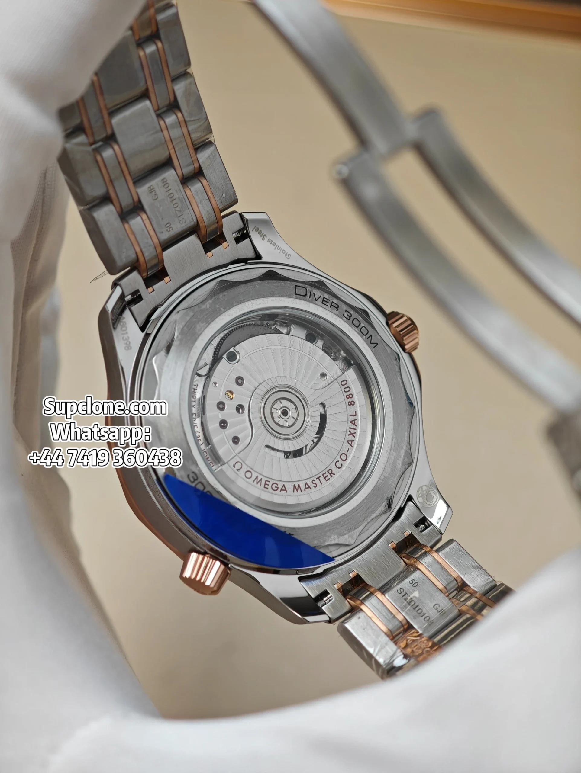 OMEGA Super Clone Seamaster Diver 300M 210.20.42.20.01.001 42mm Two-Tone Black
