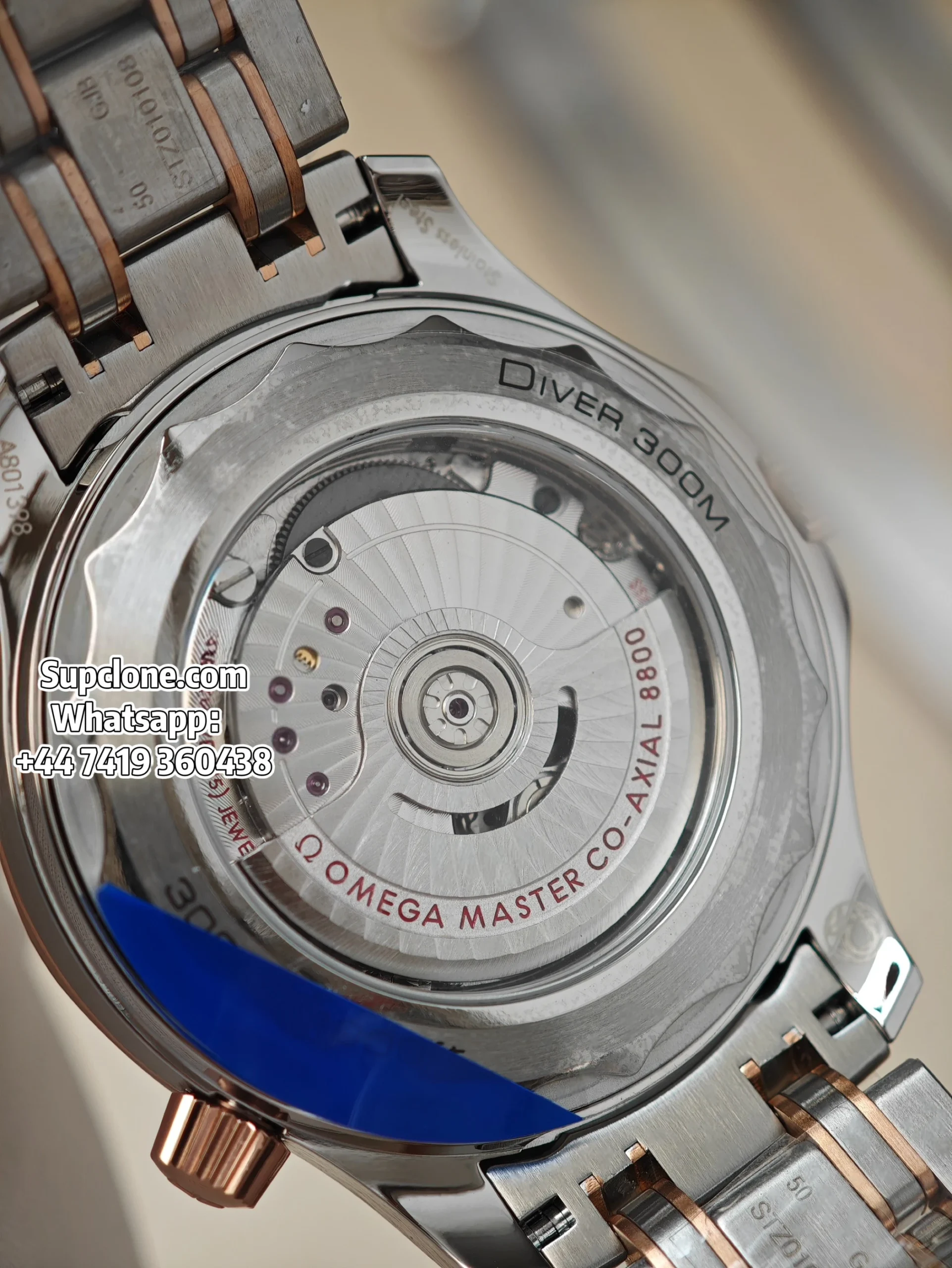 OMEGA Super Clone Seamaster Diver 300M 210.20.42.20.01.001 42mm Two-Tone Black