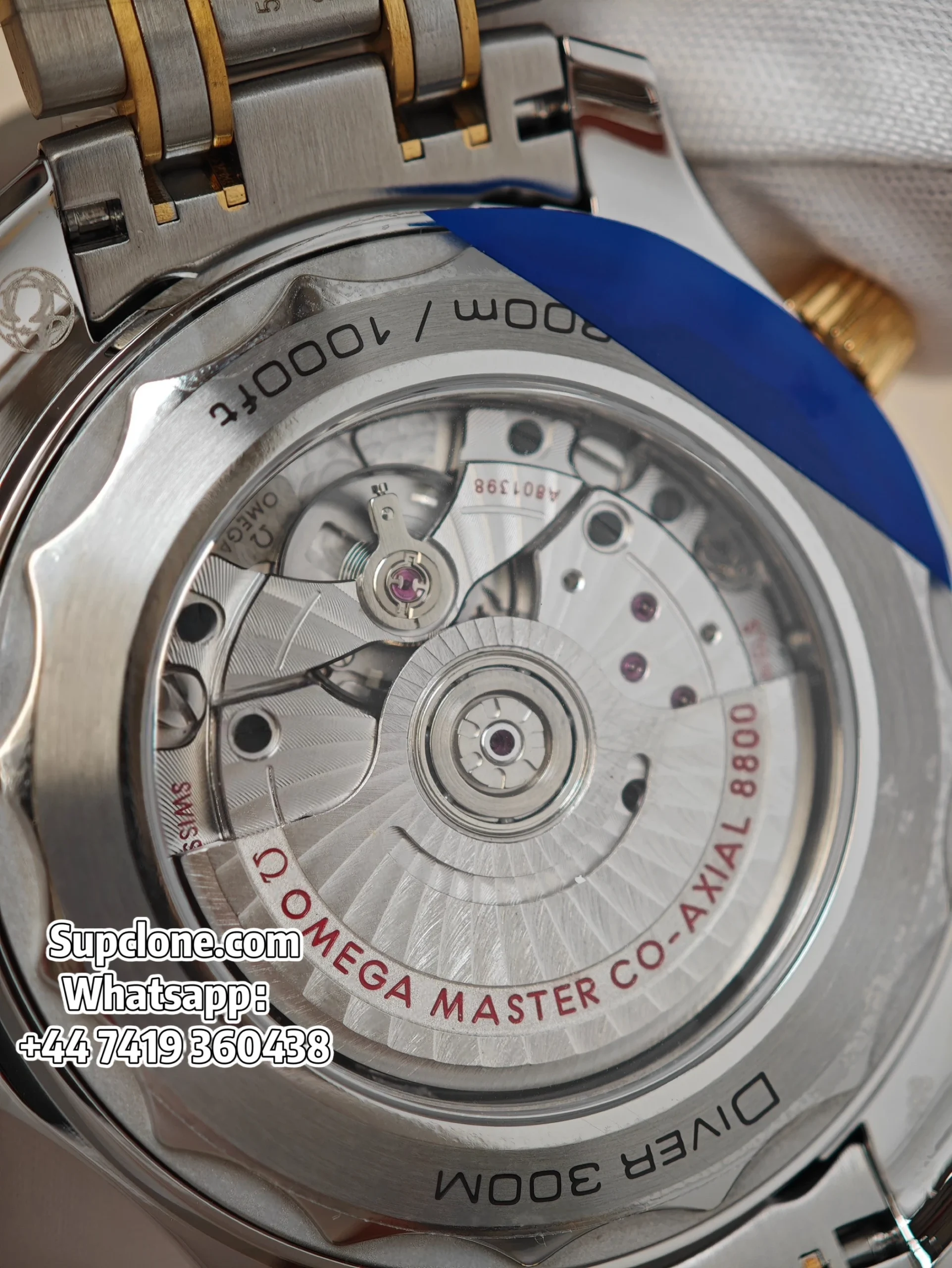 Omega Super Clone Seamaster Diver 300M 210.20.42.20.03.001 42mm Two-Tone (10) Omega Super Clone Seamaster Diver 300M 210.20.42.20.03.001 42mm Two-Tone