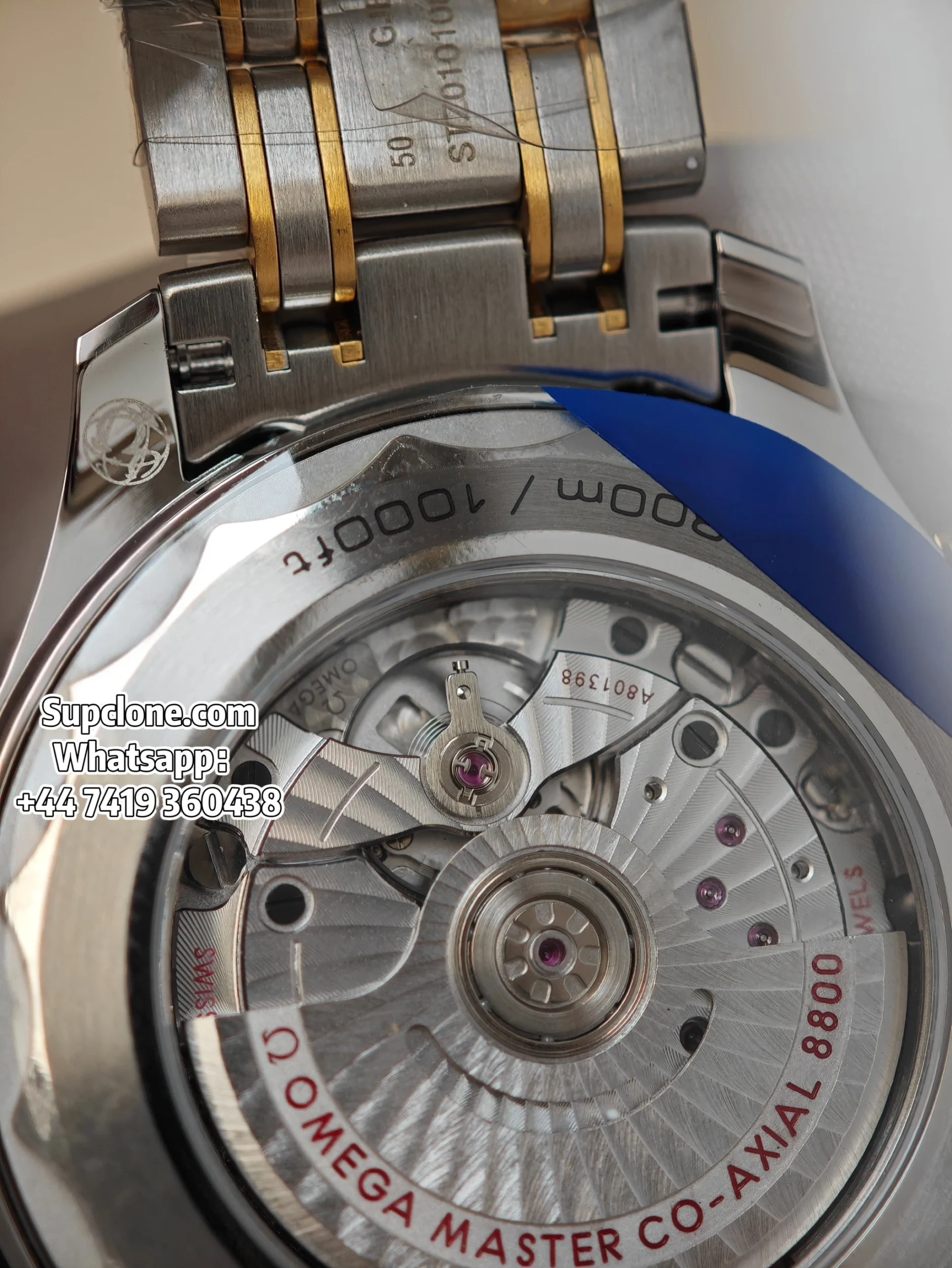 Omega Super Clone Seamaster Diver 300M 210.20.42.20.03.001 42mm Two-Tone (11) Omega Super Clone Seamaster Diver 300M 210.20.42.20.03.001 42mm Two-Tone