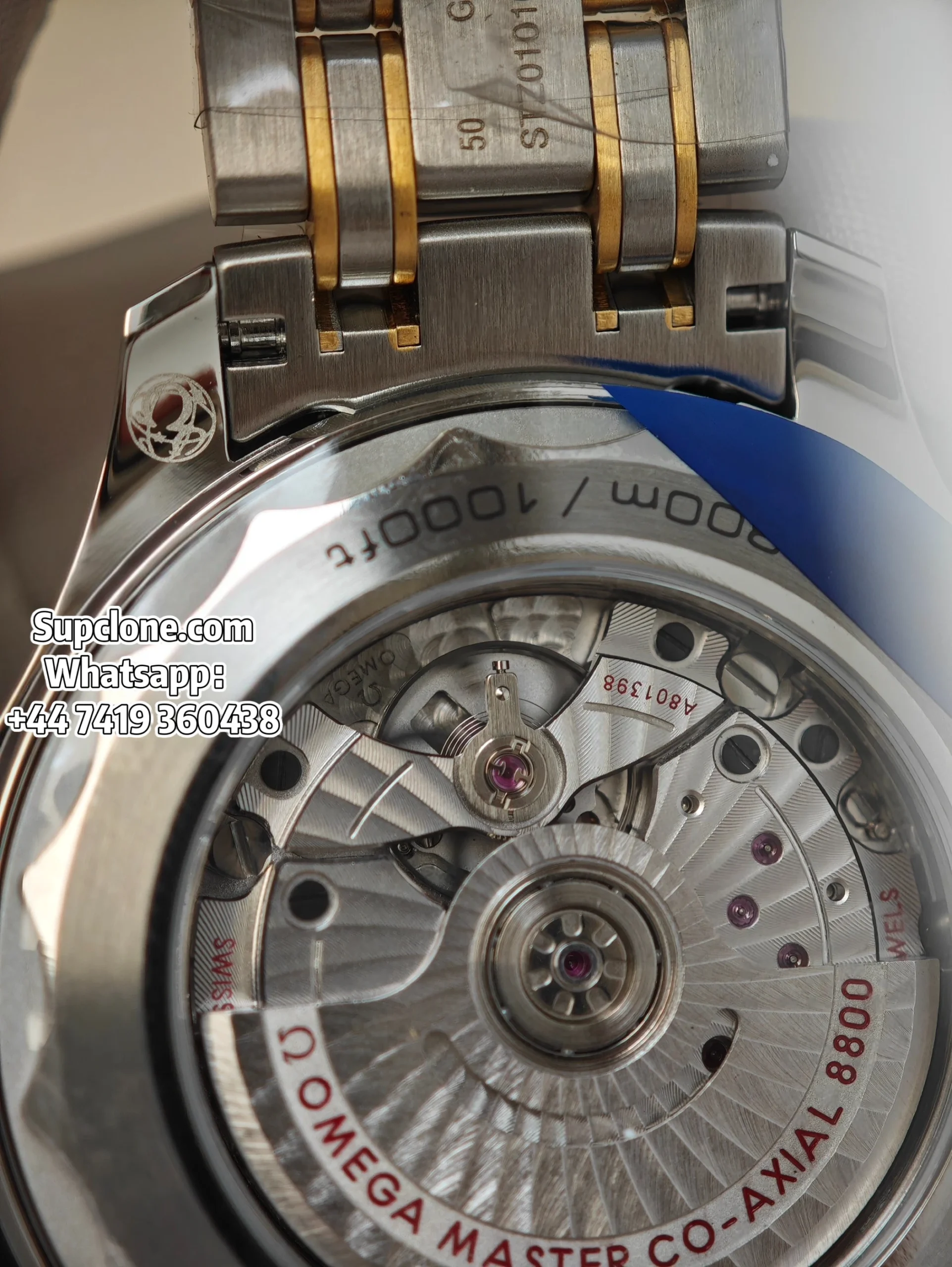 Omega Super Clone Seamaster Diver 300M 210.20.42.20.03.001 42mm Two-Tone (12) Omega Super Clone Seamaster Diver 300M 210.20.42.20.03.001 42mm Two-Tone