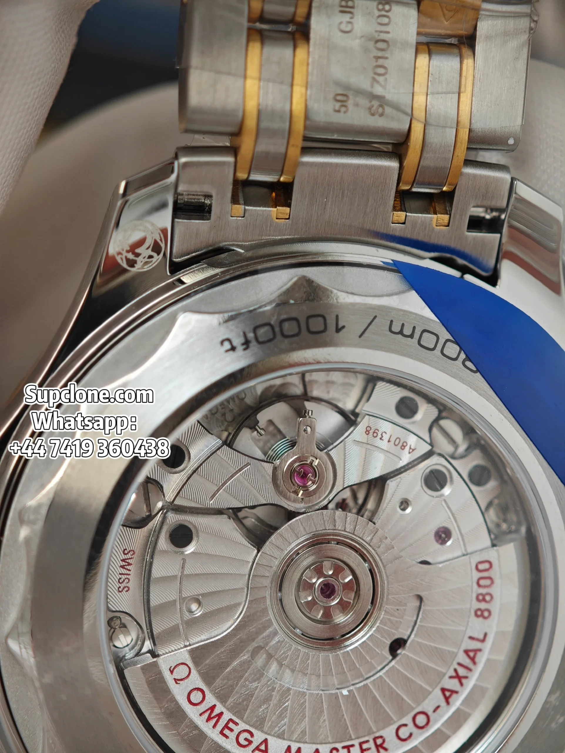 Omega Super Clone Seamaster Diver 300M 210.20.42.20.03.001 42mm Two-Tone (13) Omega Super Clone Seamaster Diver 300M 210.20.42.20.03.001 42mm Two-Tone