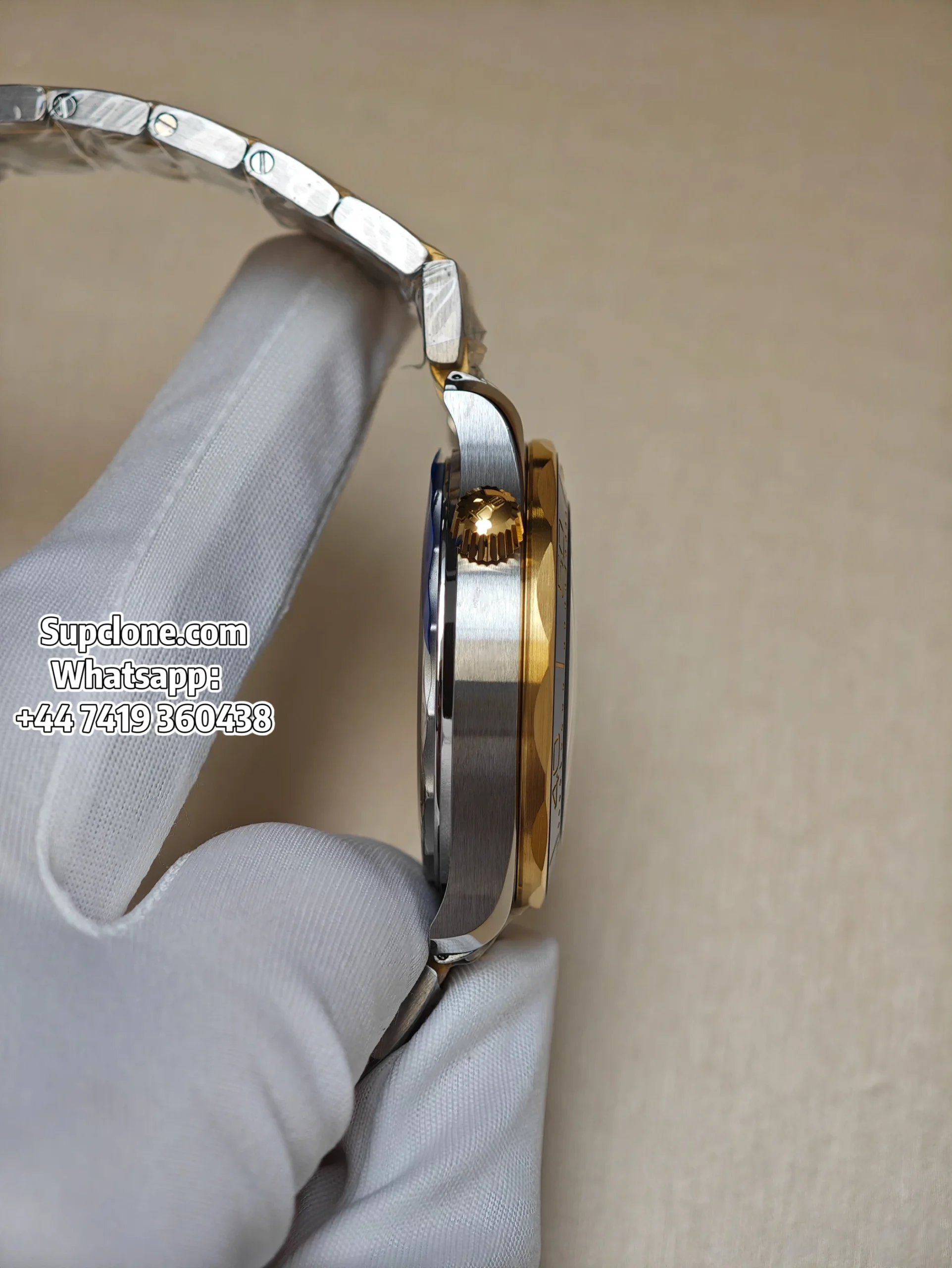 Omega Super Clone Seamaster Diver 300M 210.20.42.20.03.001 42mm Two-Tone (2) Omega Super Clone Seamaster Diver 300M 210.20.42.20.03.001 42mm Two-Tone