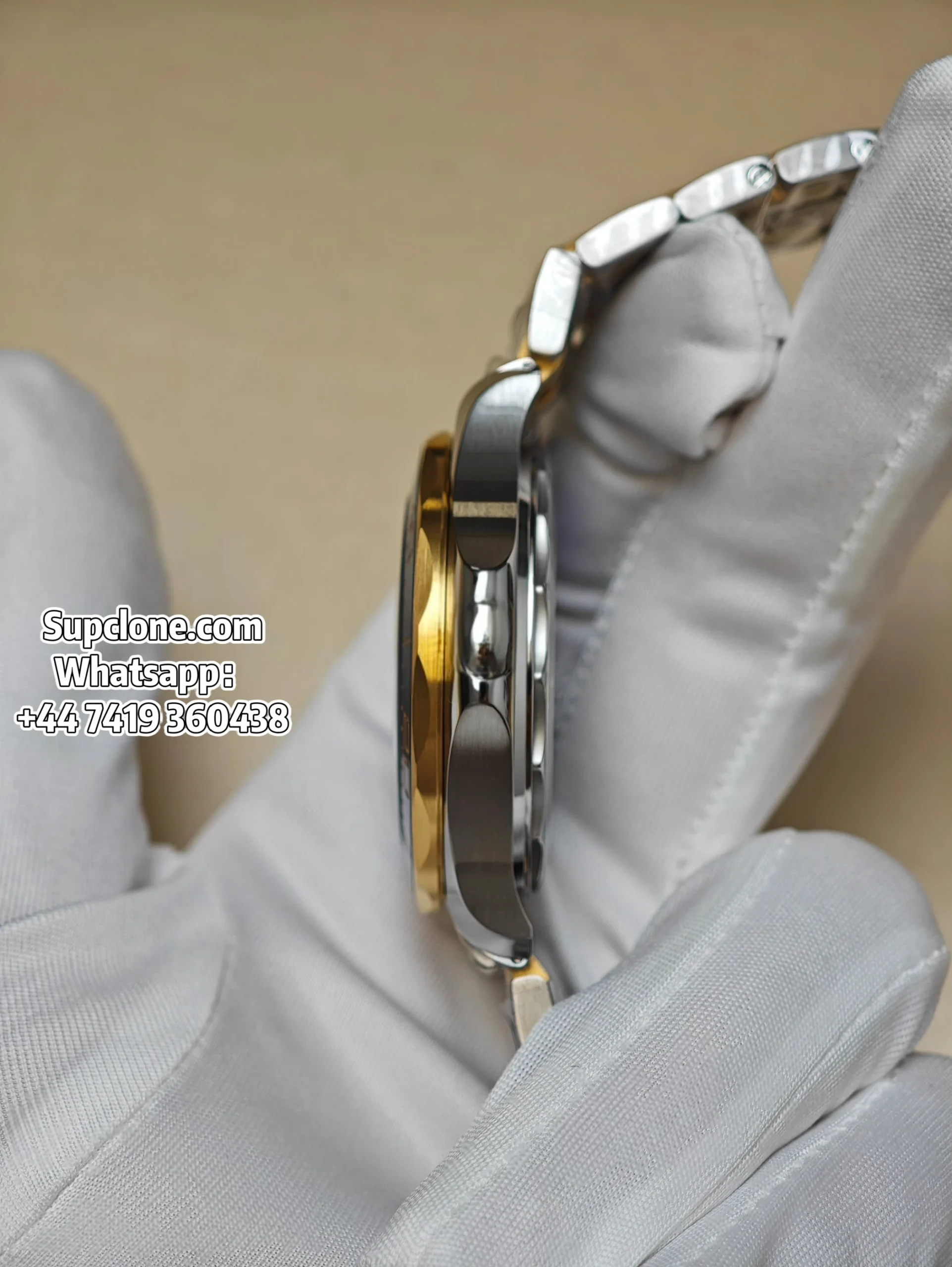Omega Super Clone Seamaster Diver 300M 210.20.42.20.03.001 42mm Two-Tone (3) Omega Super Clone Seamaster Diver 300M 210.20.42.20.03.001 42mm Two-Tone