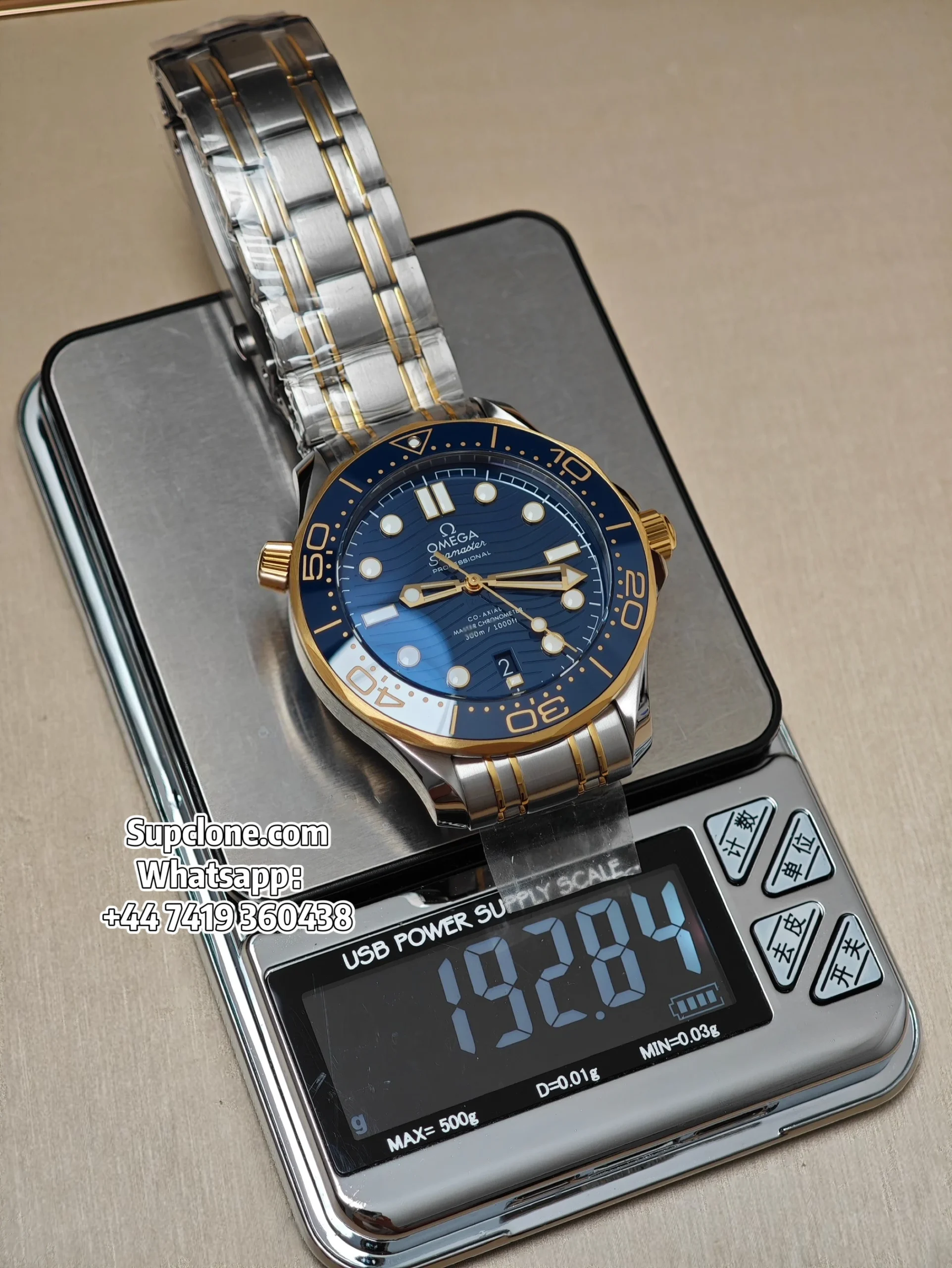 Omega Super Clone Seamaster Diver 300M 210.20.42.20.03.001 42mm Two-Tone (31) Omega Super Clone Seamaster Diver 300M 210.20.42.20.03.001 42mm Two-Tone