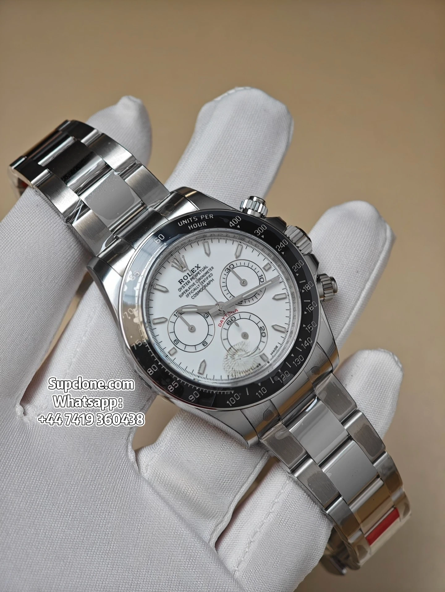 Rolex Super Clone Daytona 126502-0001 Albino White Dial