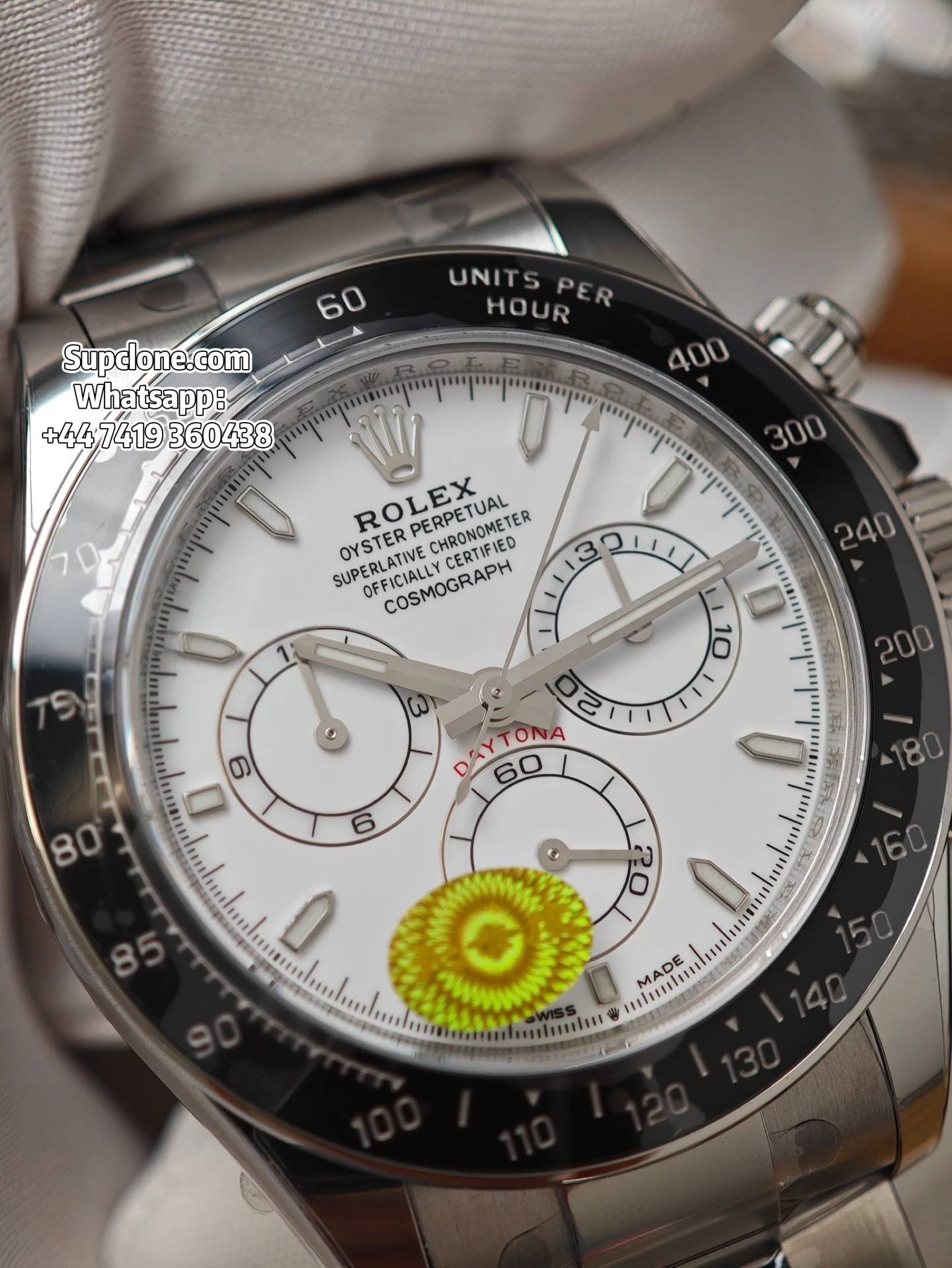 Rolex Super Clone Daytona 126502-0001 Albino White Dial