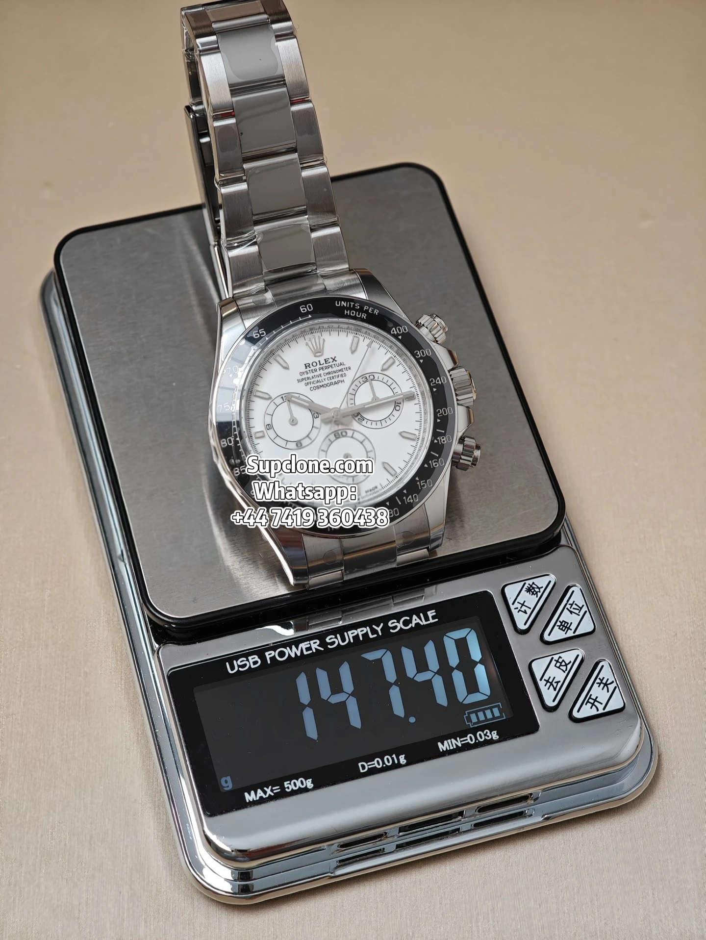 Rolex Super Clone Daytona 126502-0001 Albino White Dial