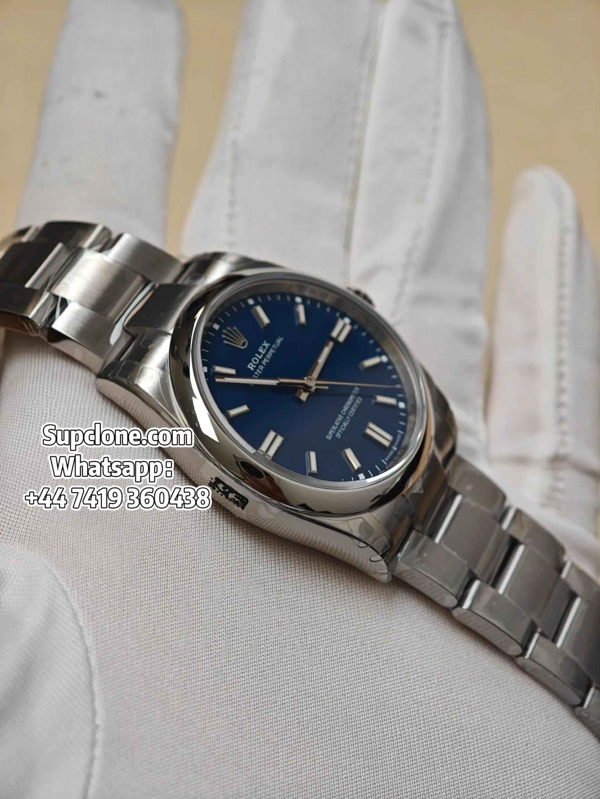 Rolex Super Clone Oyster Perpetual 36 126000-0015 Bright Blue Dial