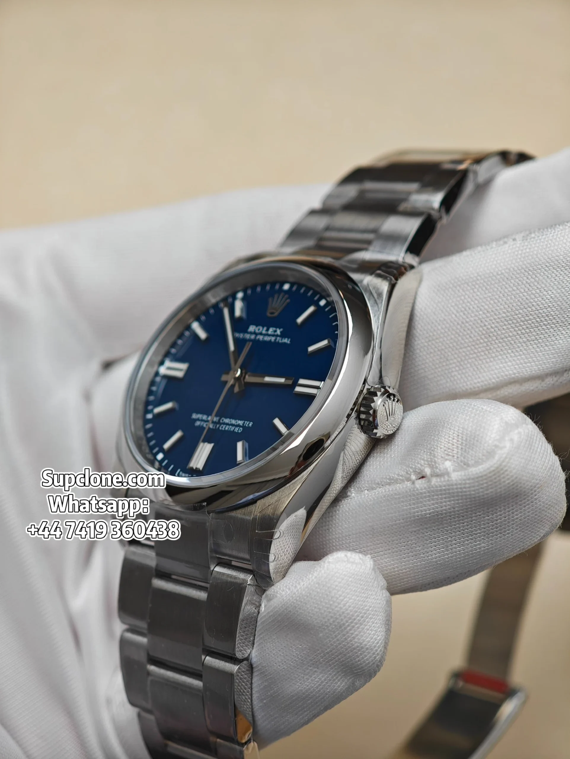 Rolex Super Clone Oyster Perpetual 36 126000-0015 Bright Blue Dial