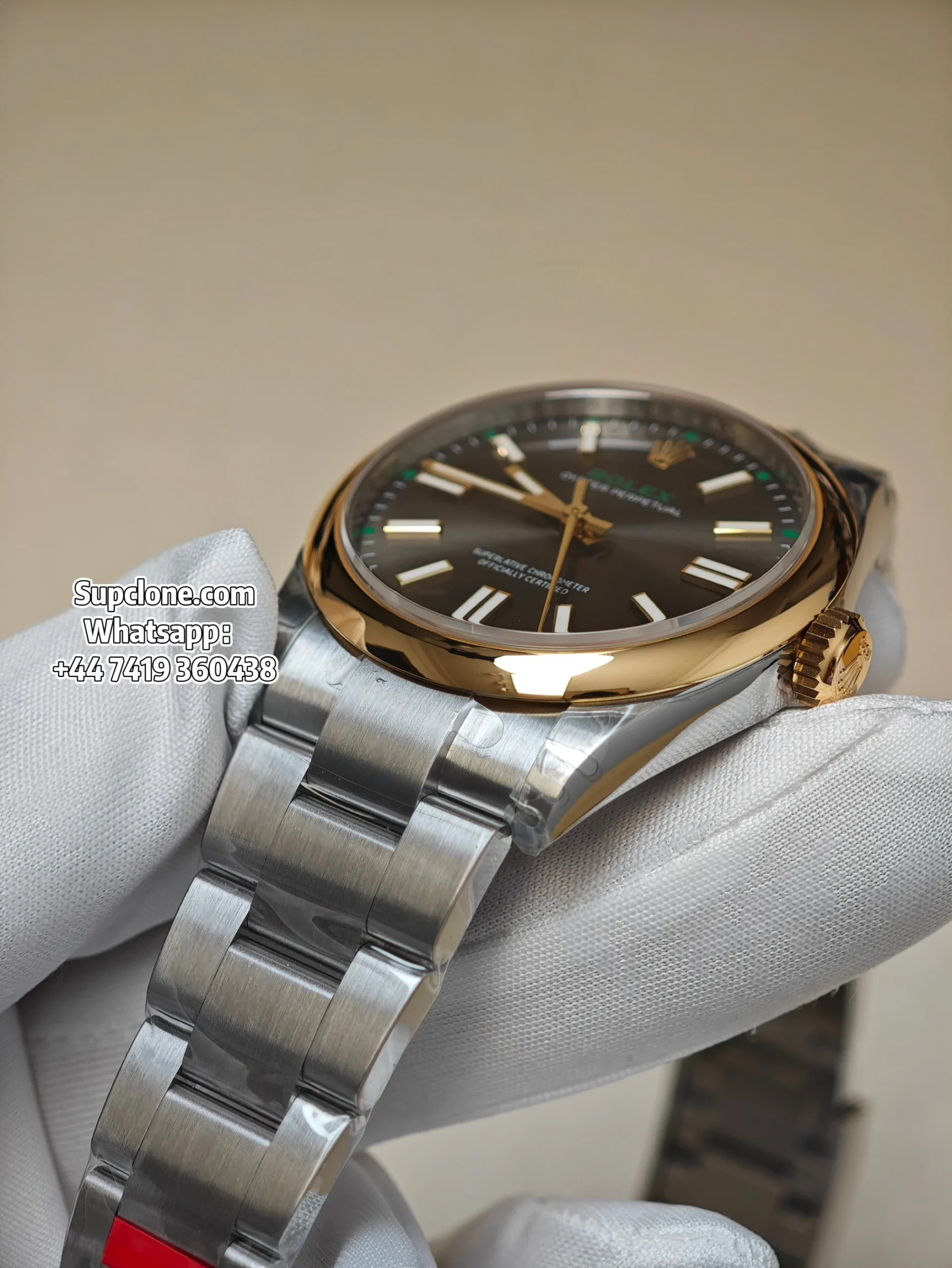 Rolex Super Clone Oyster Perpetual M134303 100 Years Slate Dial 41MM