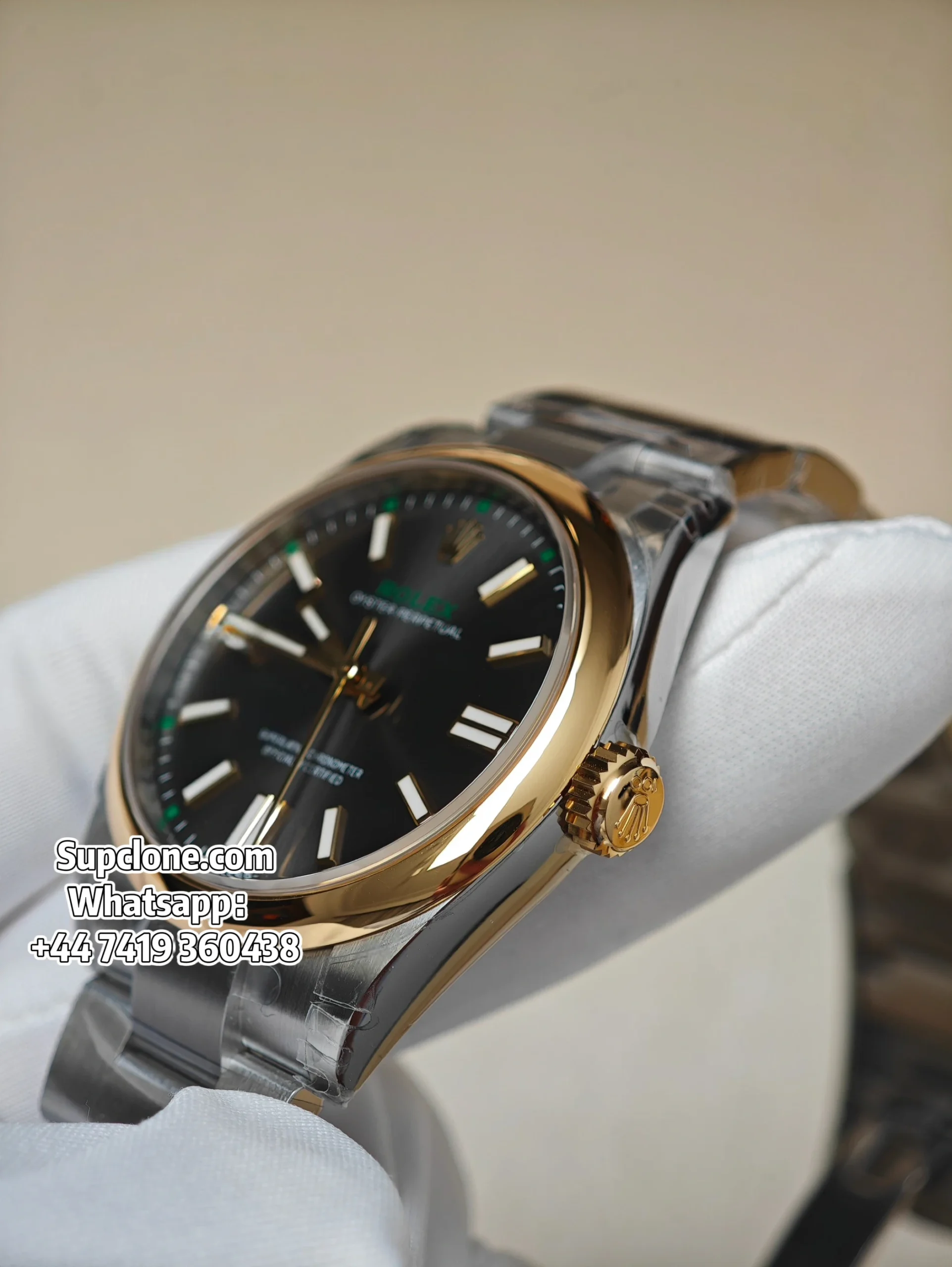 Rolex Super Clone Oyster Perpetual M134303 100 Years Slate Dial 41MM