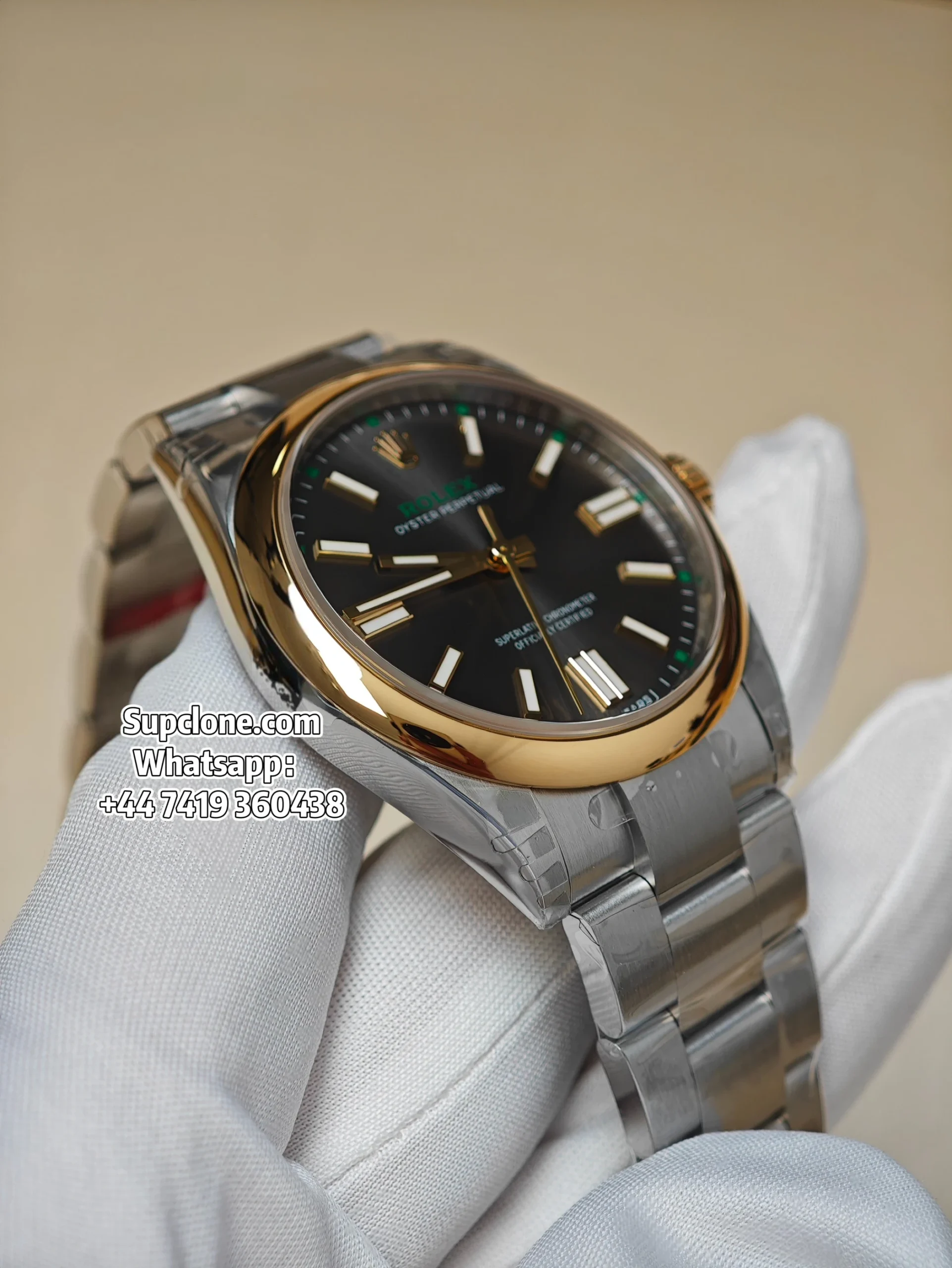 Rolex Super Clone Oyster Perpetual M134303 100 Years Slate Dial 41MM