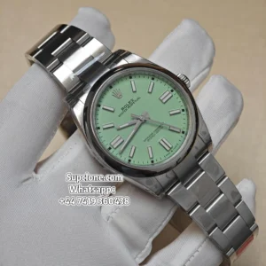 Rolex Super Clone Oyster Perpetual Olive Green Dial 41mm M134300-0006 3230 Movement
