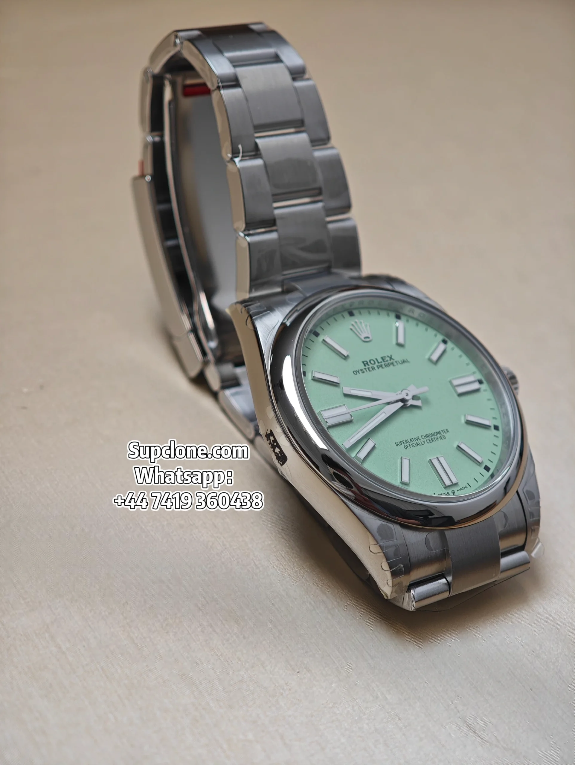Rolex Super Clone Oyster Perpetual Olive Green Dial 41mm M134300-0006 3230 Movement