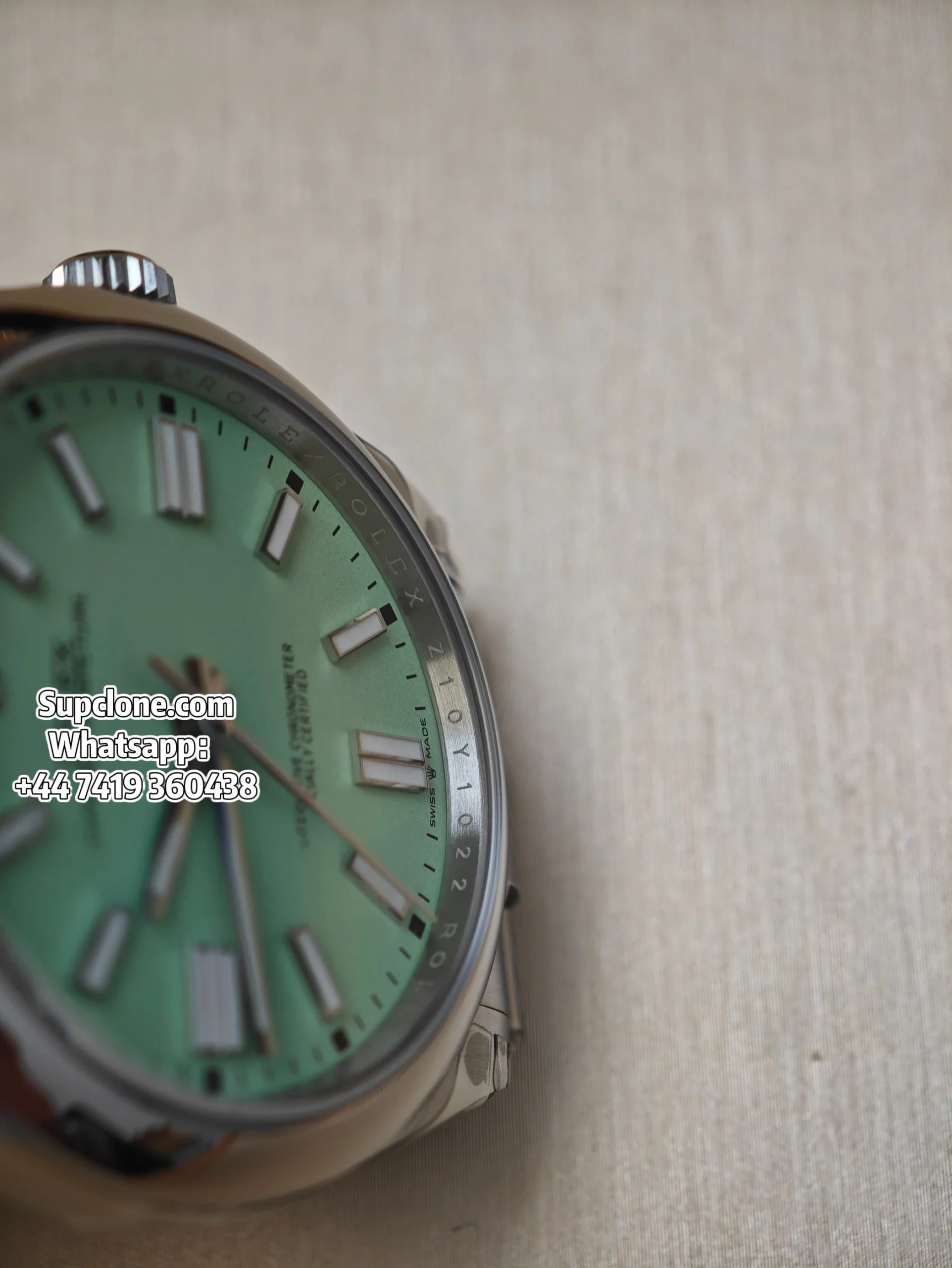 Rolex Super Clone Oyster Perpetual Olive Green Dial 41mm M134300-0006 3230 Movement