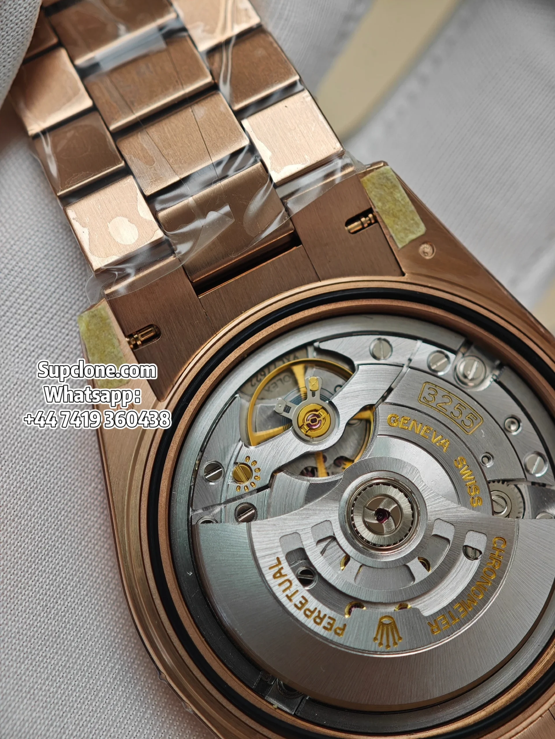 Rolex Super Clone Watches Day Date 18K Rose Gold Diamond Chocolate Dial 40mm (11) Rolex Super Clone Watches Day Date 18K Rose Gold Diamond Chocolate Dial 40mm m228235
