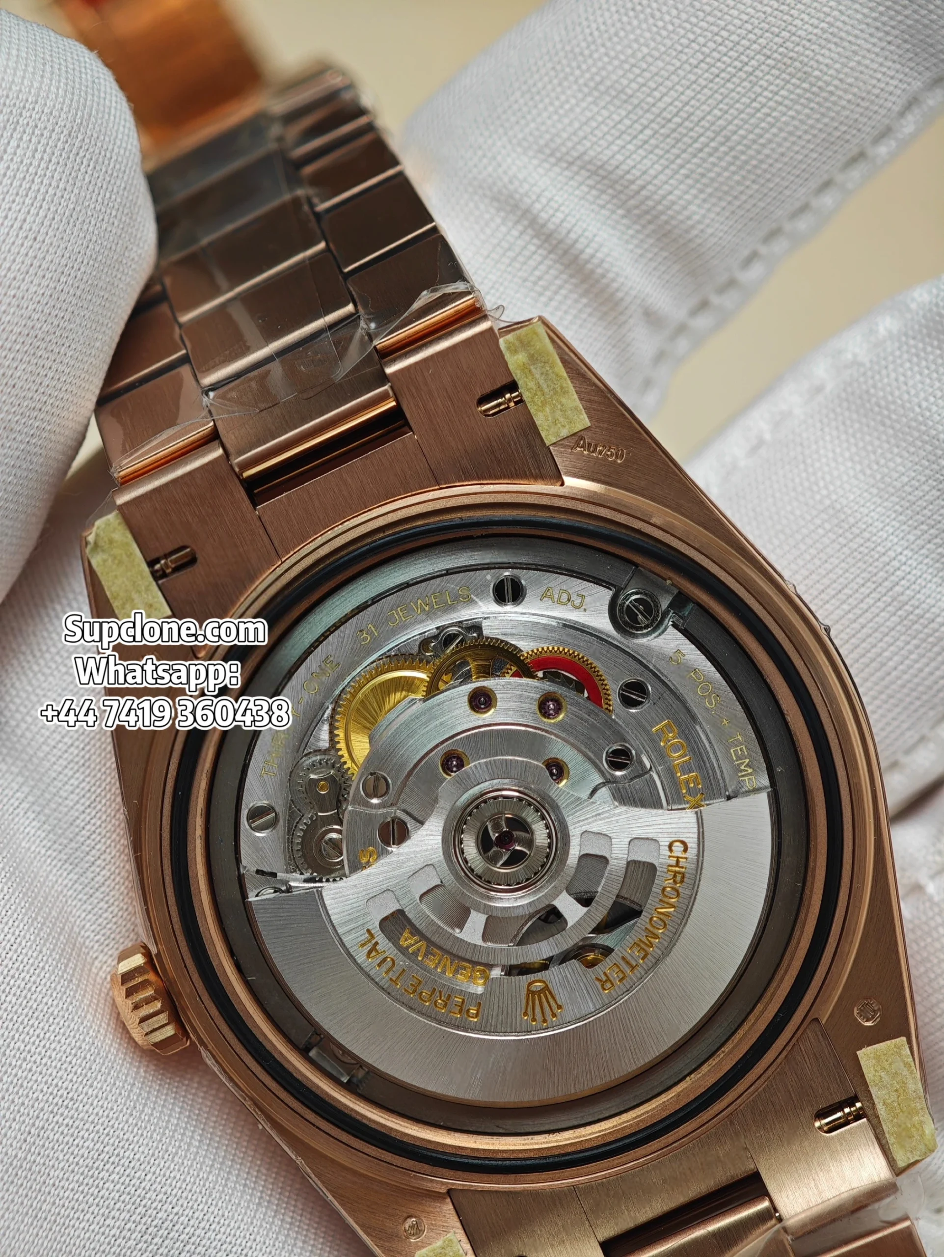 Rolex Super Clone Watches Day Date 18K Rose Gold Diamond Chocolate Dial 40mm (13) Rolex Super Clone Watches Day Date 18K Rose Gold Diamond Chocolate Dial 40mm m228235