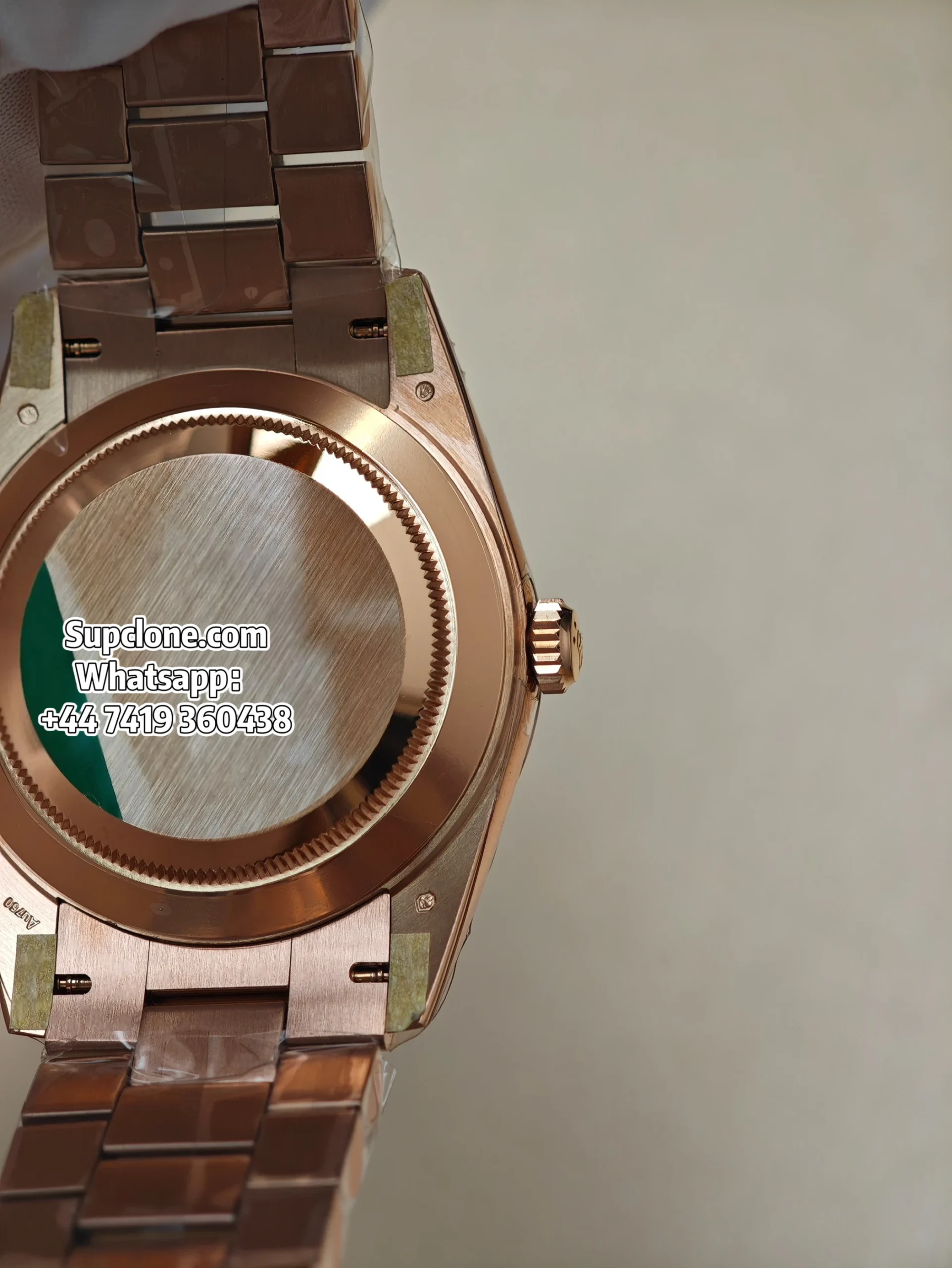 Rolex Super Clone Watches Day Date 18K Rose Gold Diamond Chocolate Dial 40mm (8) Rolex Super Clone Watches Day Date 18K Rose Gold Diamond Chocolate Dial 40mm m228235