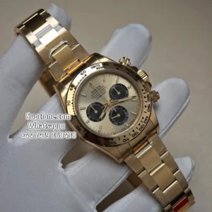 Rolex Super Clone Watches Daytona 18K Gold M126508-0006 4131 Movement (1) Rolex Super Clone Watches Daytona 18K Gold M126508-0006 4131 Movement