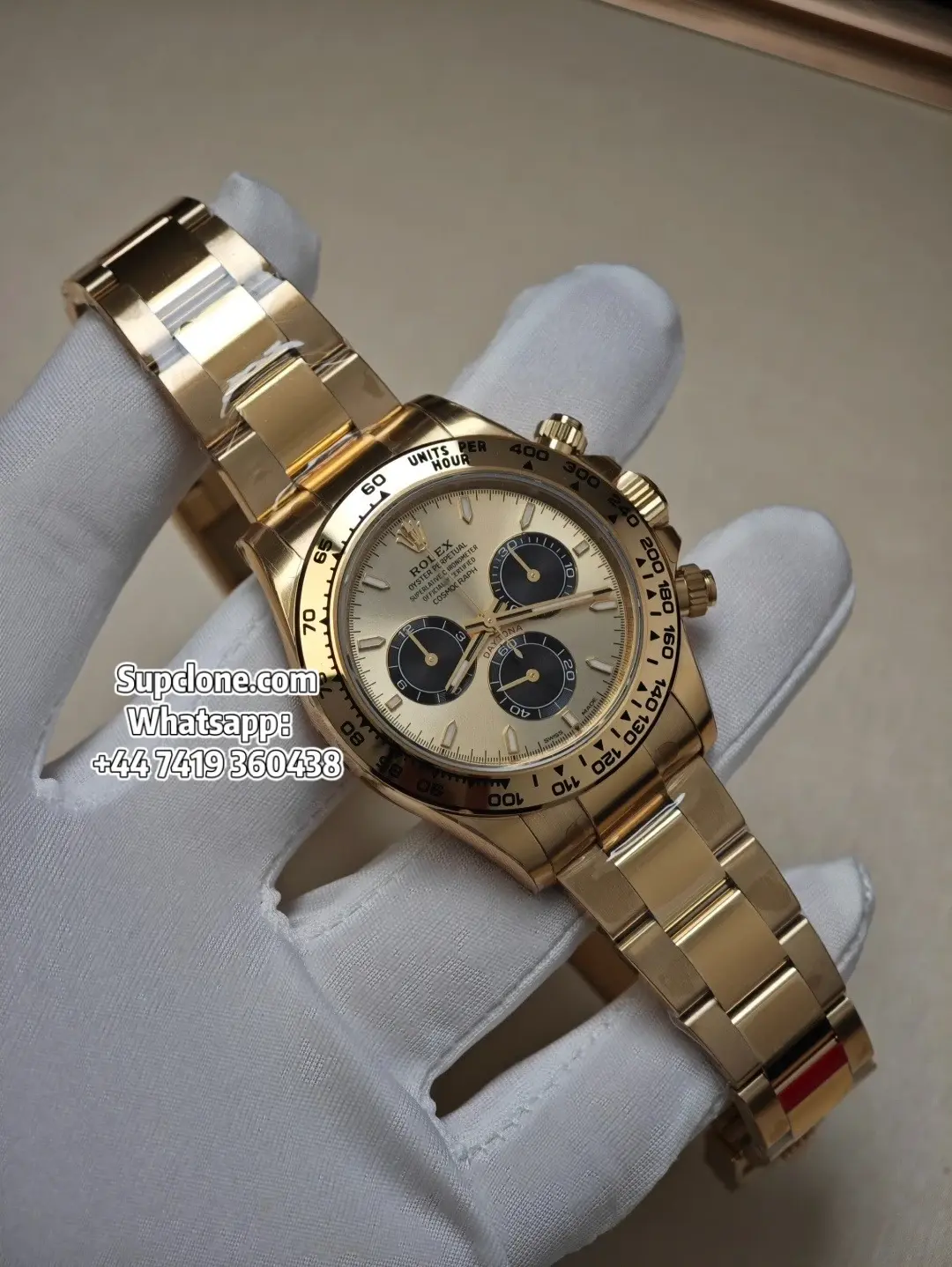 Rolex Super Clone Watches Daytona 18K Gold M126508-0006 4131 Movement (1) Rolex Super Clone Watches Daytona 18K Gold M126508-0006 4131 Movement