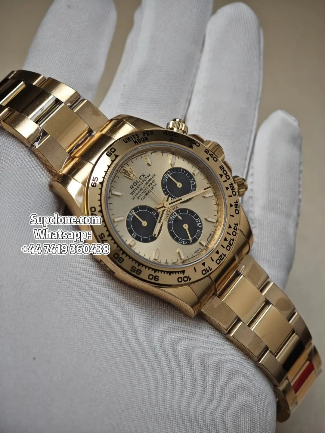 Rolex Super Clone Watches Daytona 18K Gold M126508-0006 4131 Movement (12) Rolex Super Clone Watches Daytona 18K Gold M126508-0006 4131 Movement