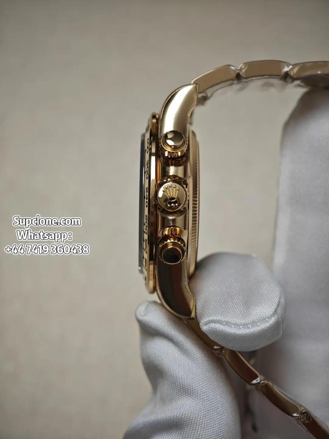 Rolex Super Clone Watches Daytona 18K Gold M126508-0006 4131 Movement (3) Rolex Super Clone Watches Daytona 18K Gold M126508-0006 4131 Movement