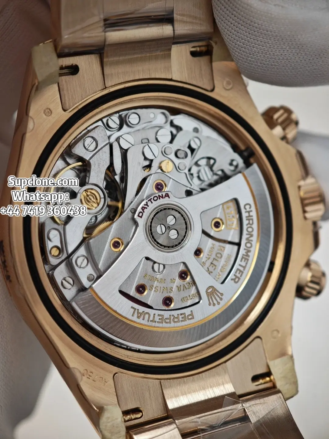 Rolex Super Clone Watches Daytona 18K Gold M126508-0006 4131 Movement (9) Rolex Super Clone Watches Daytona 18K Gold M126508-0006 4131 Movement