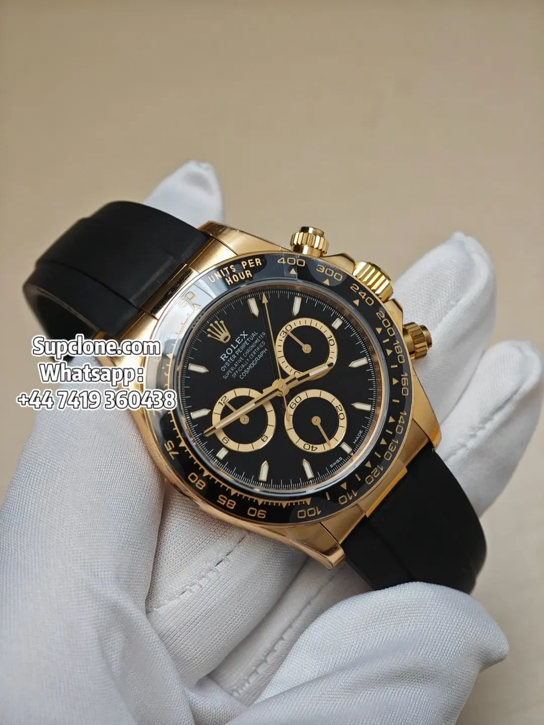 Rolex Super Clone Watches Daytona 18k Gold M126518ln-0008 4131 Movement (13) Rolex Super Clone Watches Daytona 18k Gold M126518ln-0008 4131 Movement