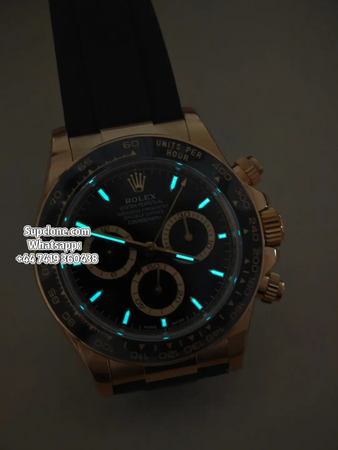 Rolex Super Clone Watches Daytona 18k Gold M126518ln-0008 4131 Movement (15) Rolex Super Clone Watches Daytona 18k Gold M126518ln-0008 4131 Movement