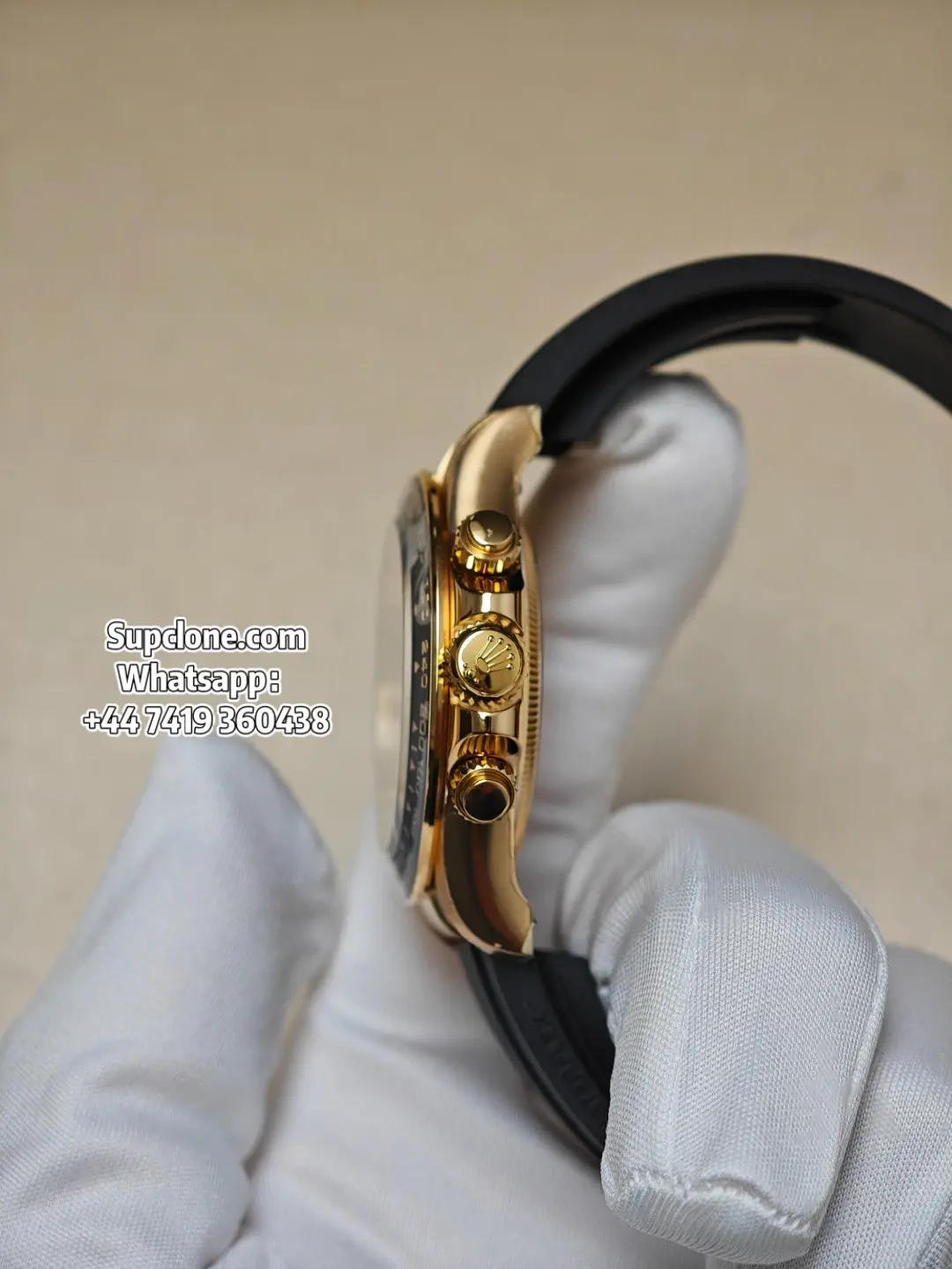 Rolex Super Clone Watches Daytona 18k Gold M126518ln-0008 4131 Movement (3) Rolex Super Clone Watches Daytona 18k Gold M126518ln-0008 4131 Movement