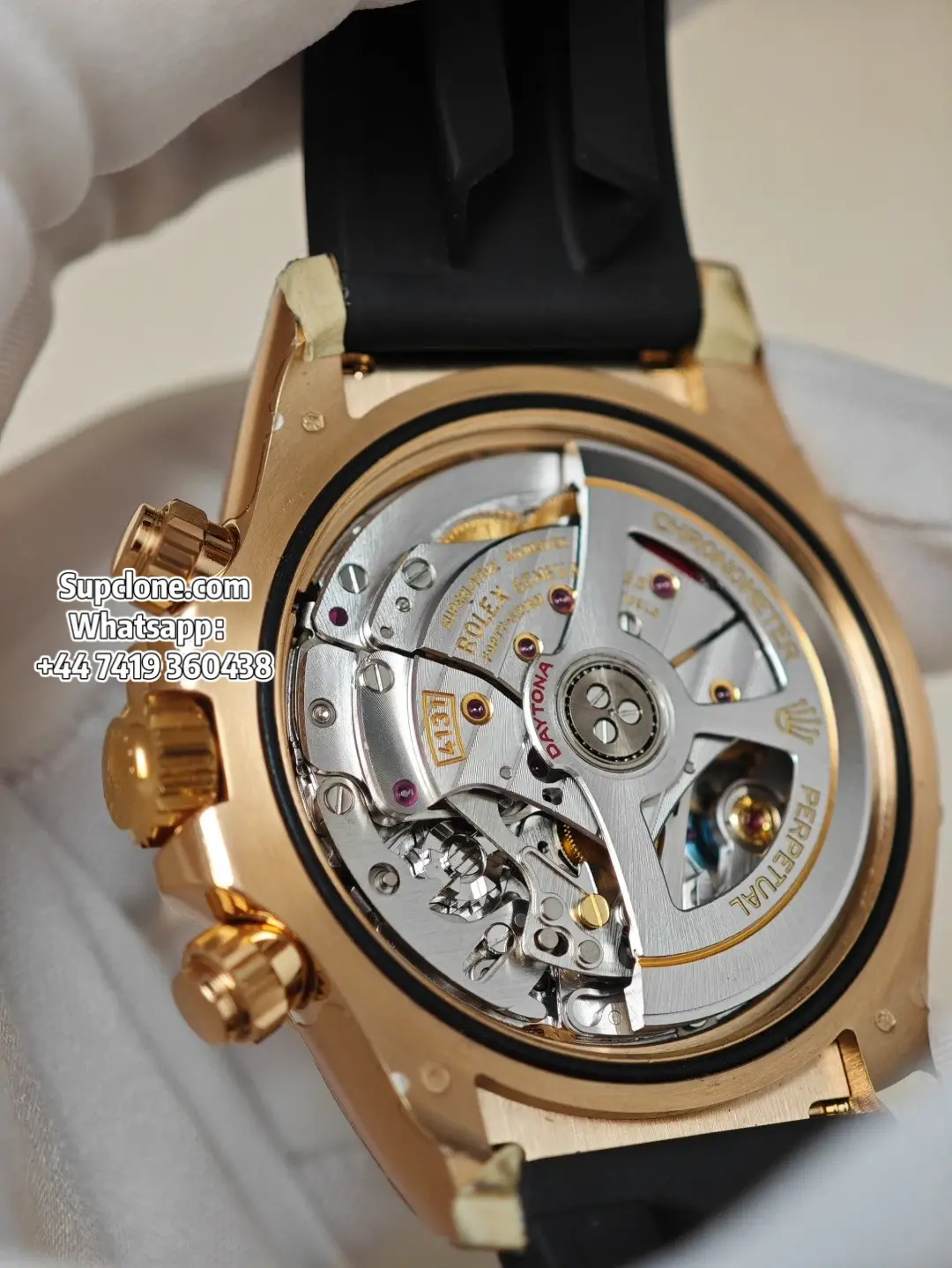 Rolex Super Clone Watches Daytona 18k Gold M126518ln-0008 4131 Movement (9) Rolex Super Clone Watches Daytona 18k Gold M126518ln-0008 4131 Movement