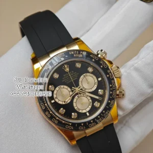 Rolex Super Clone Watches Daytona Gold Diamond M126518ln-0006 4131 Movement (1) Rolex Super Clone Watches Daytona Gold Diamond M126518ln-0006 4131 Movement