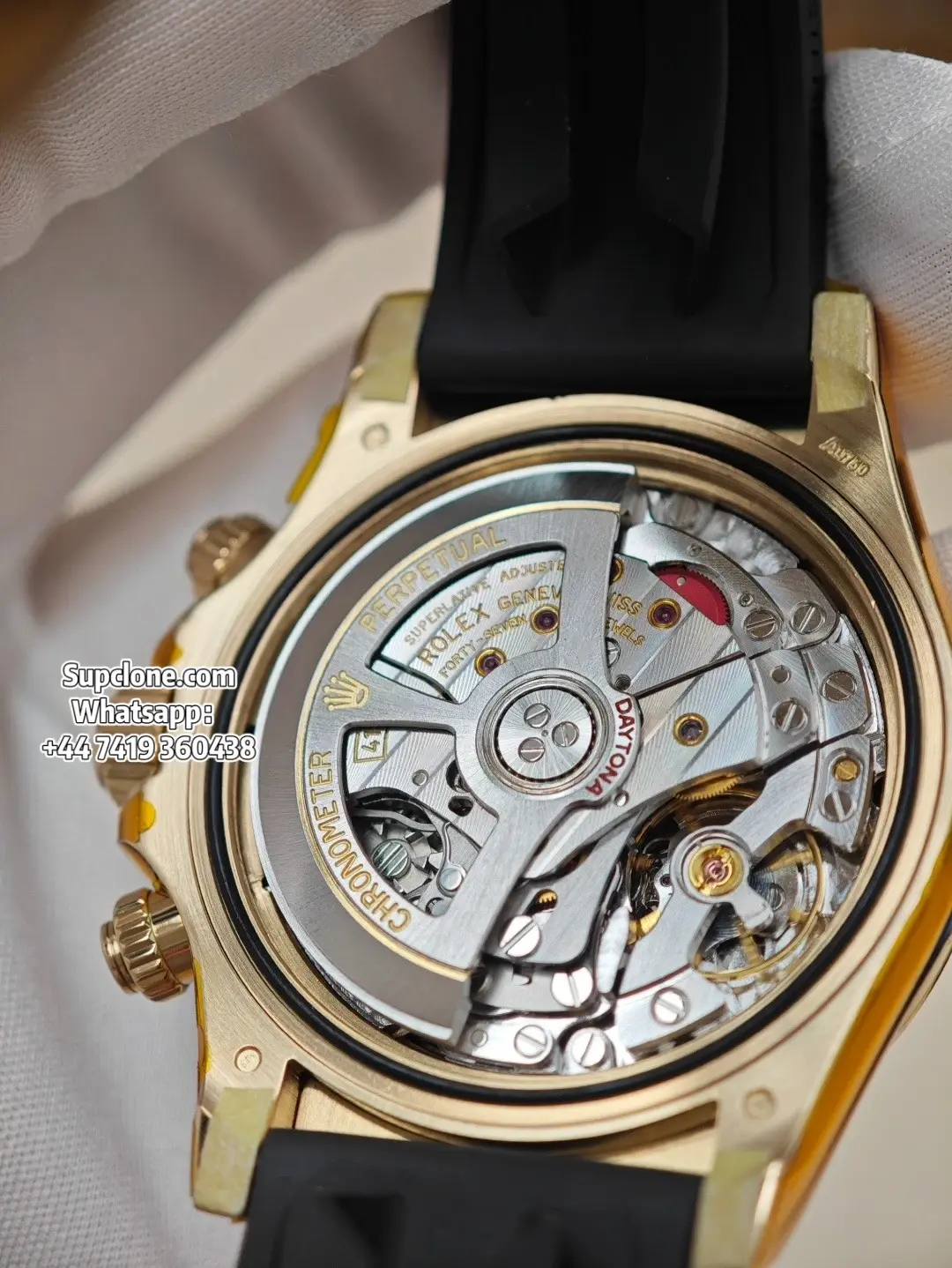 Rolex Super Clone Watches Daytona Gold Diamond M126518ln-0006 4131 Movement (14) Rolex Super Clone Watches Daytona Gold Diamond M126518ln-0006 4131 Movement
