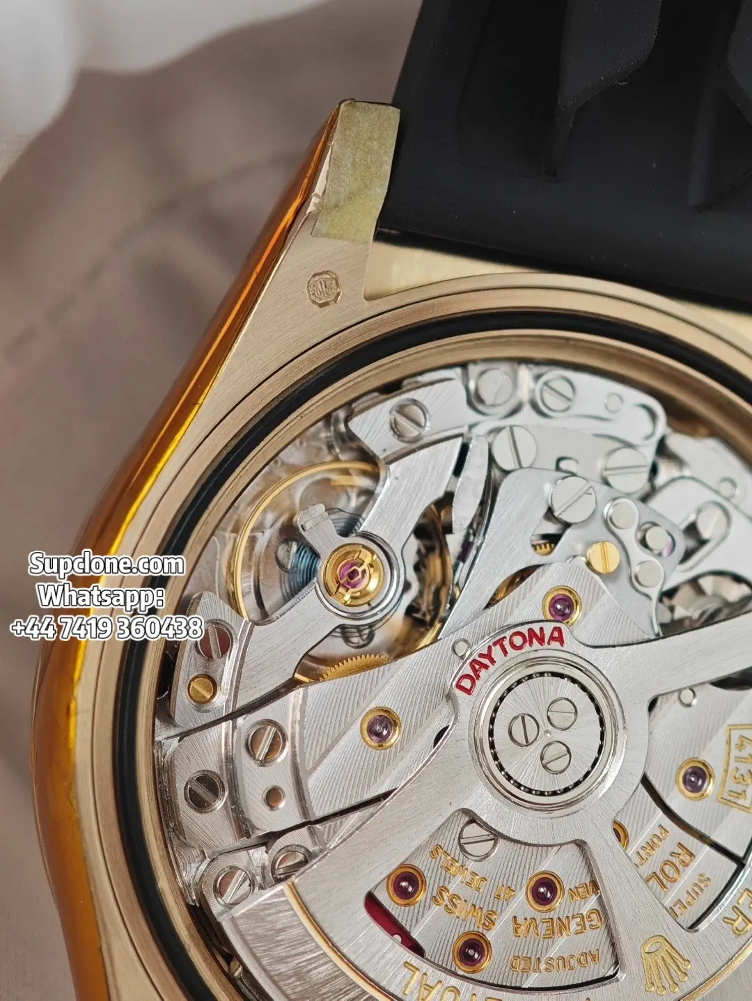 Rolex Super Clone Watches Daytona Gold Diamond M126518ln-0006 4131 Movement (17) Rolex Super Clone Watches Daytona Gold Diamond M126518ln-0006 4131 Movement
