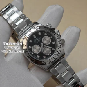 Rolex Super Clone Watches Daytona M126509-0002 Diamond Black Dial 4131 Movement (1) Rolex Super Clone Watches Daytona M126509-0002 Diamond Black Dial 4131 Movement