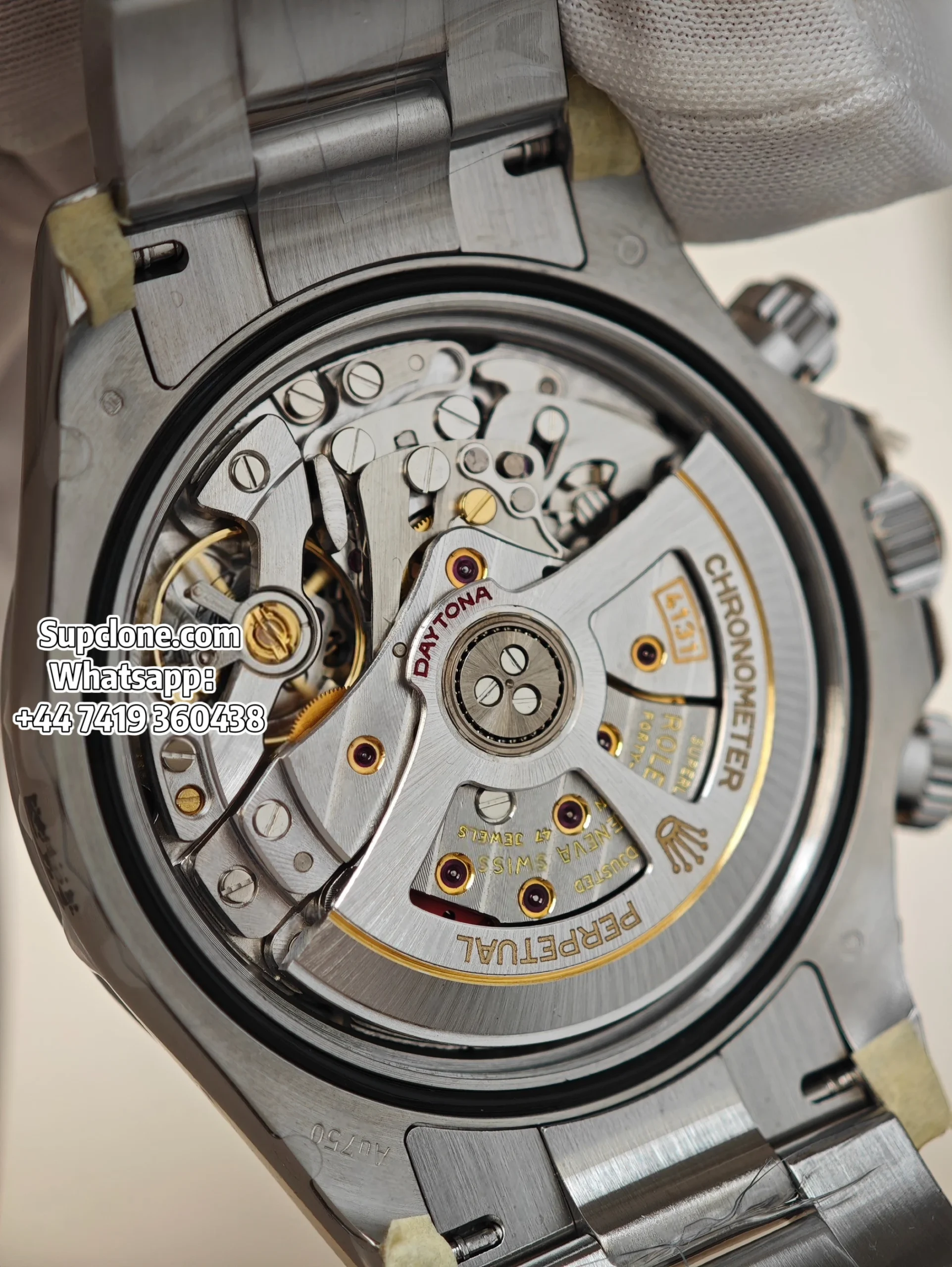 Rolex Super Clone Watches Daytona M126509-0002 Diamond Black Dial 4131 Movement (7) Rolex Super Clone Watches Daytona M126509-0002 Diamond Black Dial 4131 Movement
