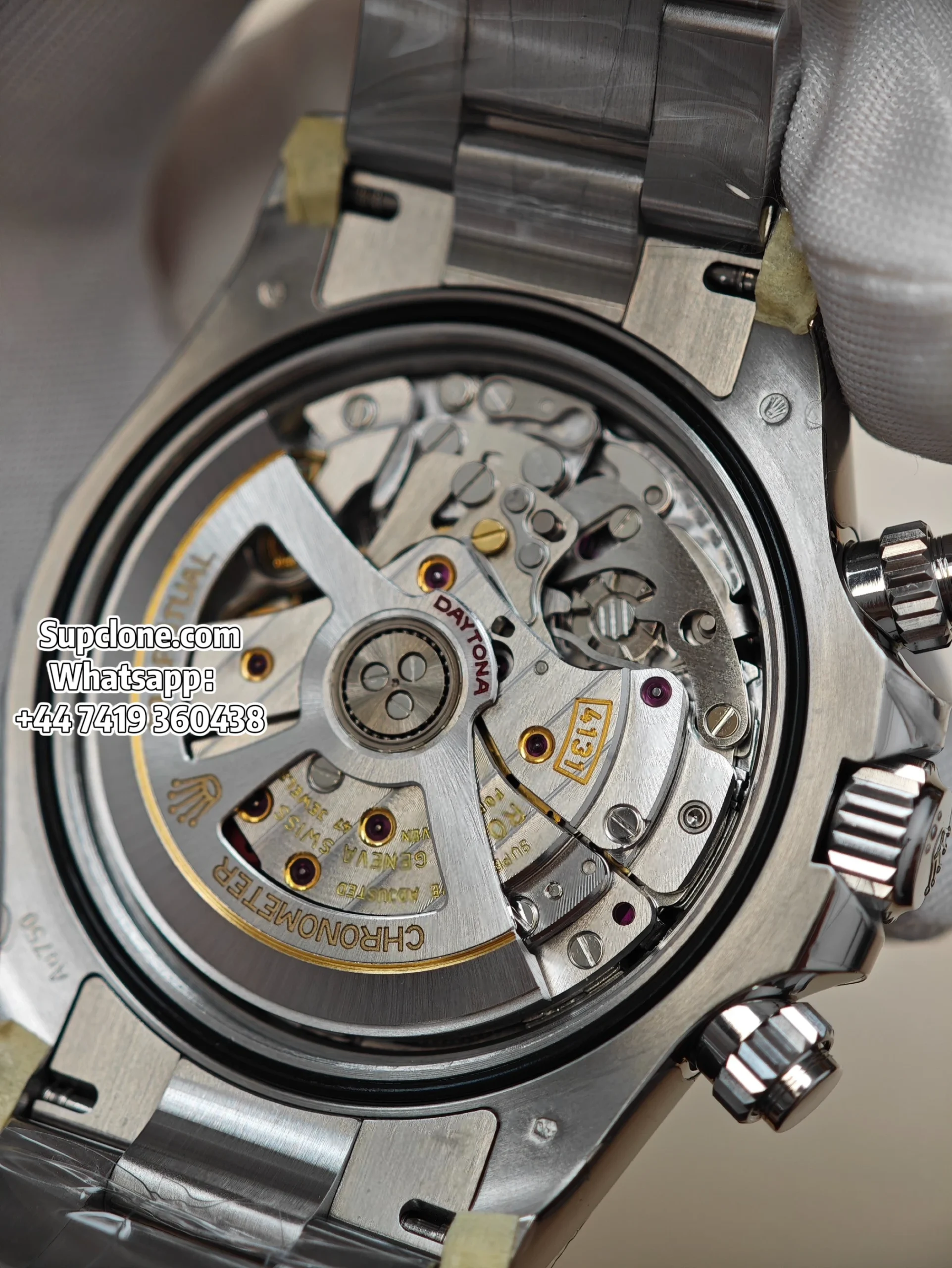 Rolex Super Clone Watches Daytona M126509-0002 Diamond Black Dial 4131 Movement (8) Rolex Super Clone Watches Daytona M126509-0002 Diamond Black Dial 4131 Movement