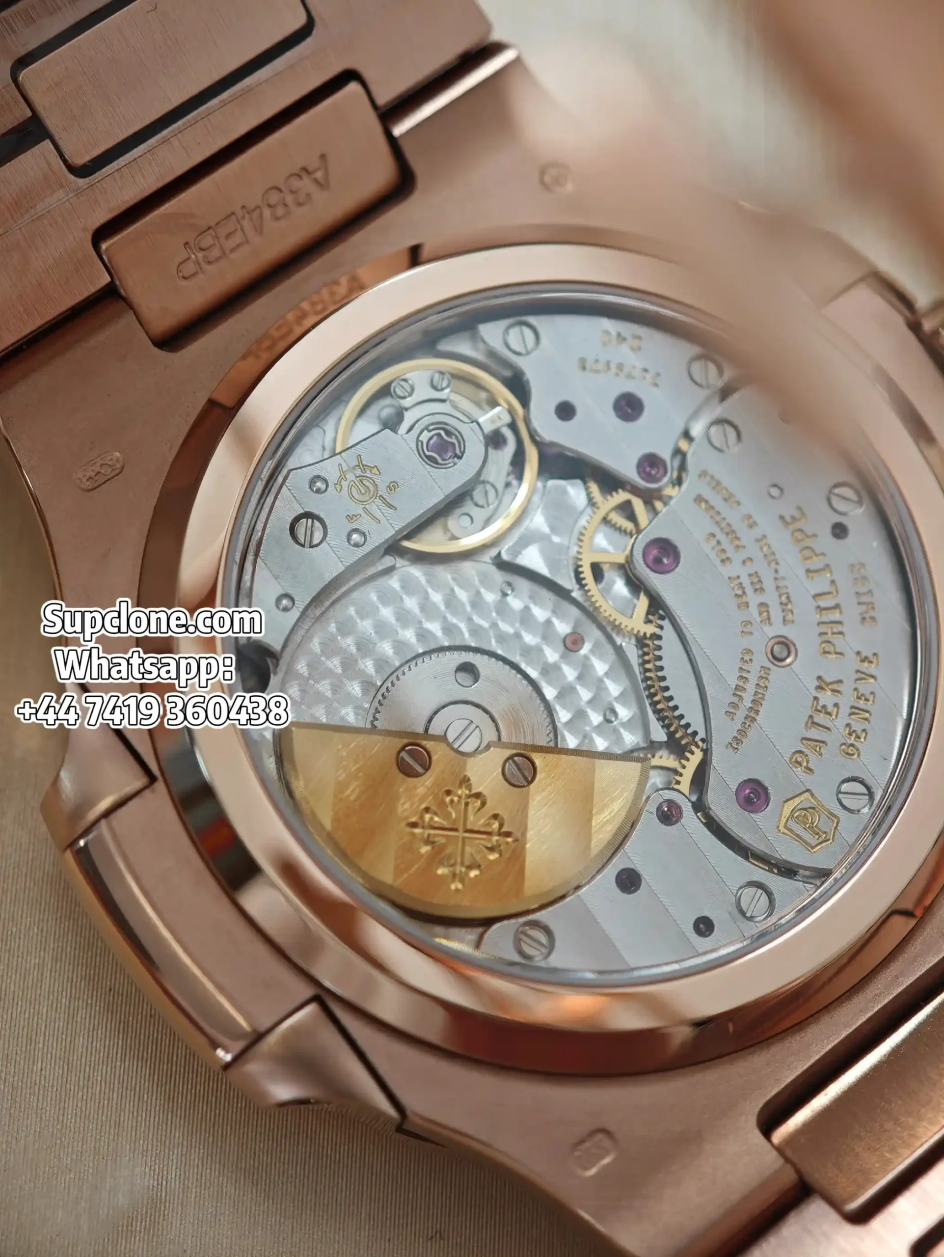 Patek Philippe Super Clone Watches Nautilus 5712/1R-001 Rose Gold Tungsten Cal.240