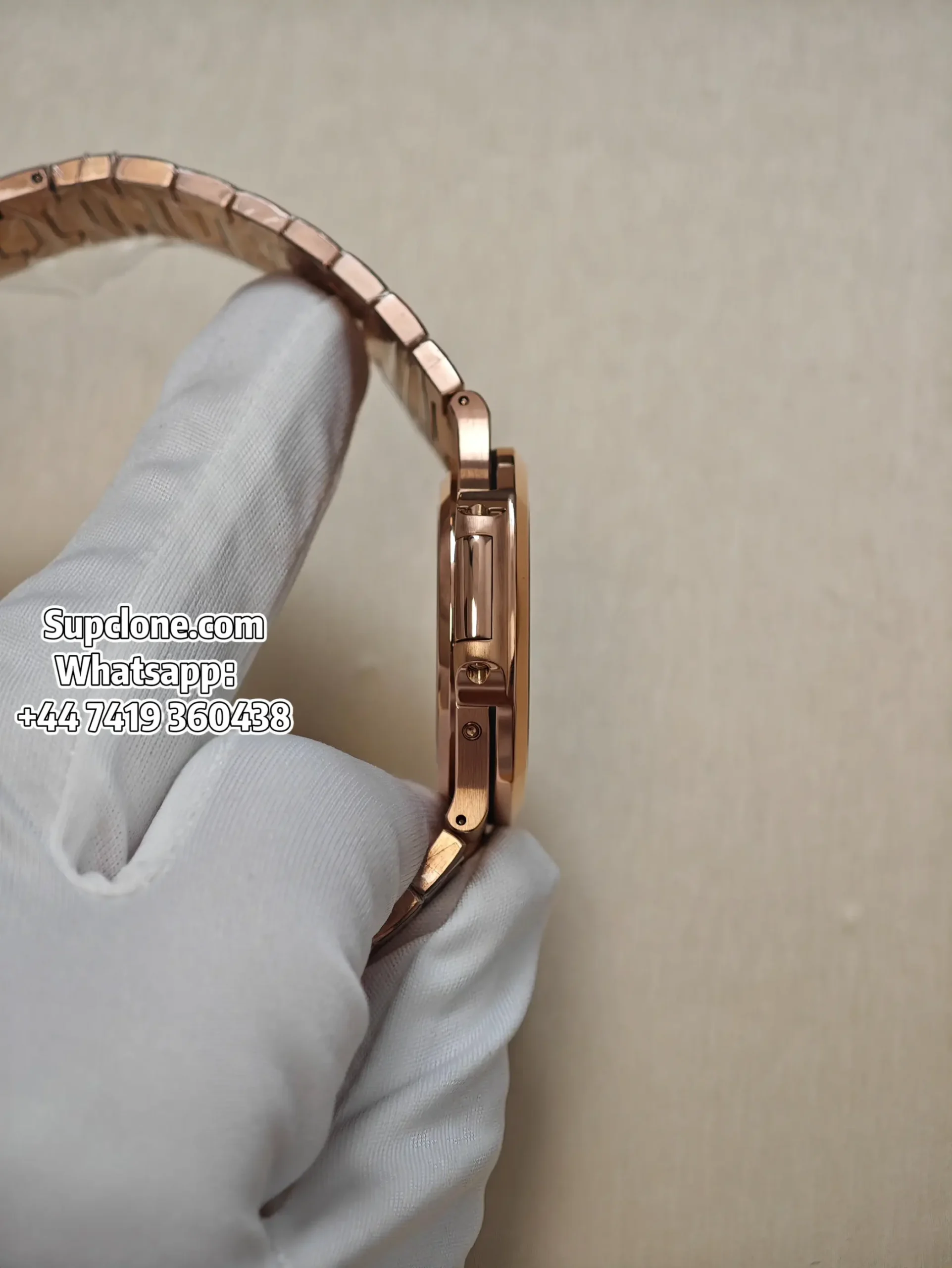 Patek Philippe Super Clone Watches Nautilus 5712/1R-001 Rose Gold Tungsten Cal.240