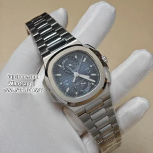 Patek Philippe Super Clone Watches Nautilus 59901A-011 Blue Dial Chronograph (1) Patek Philippe Super Clone Watches Nautilus 5990/1A-011 Blue Dial Chronograph